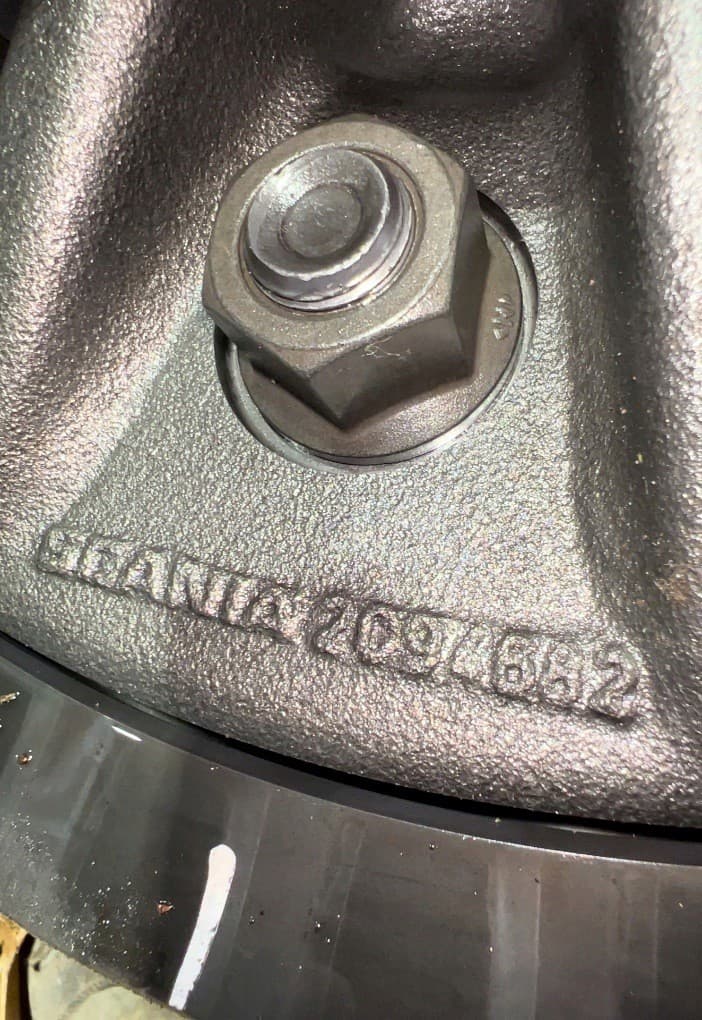 2035701 Diferencial Scania, eje motriz usado 2