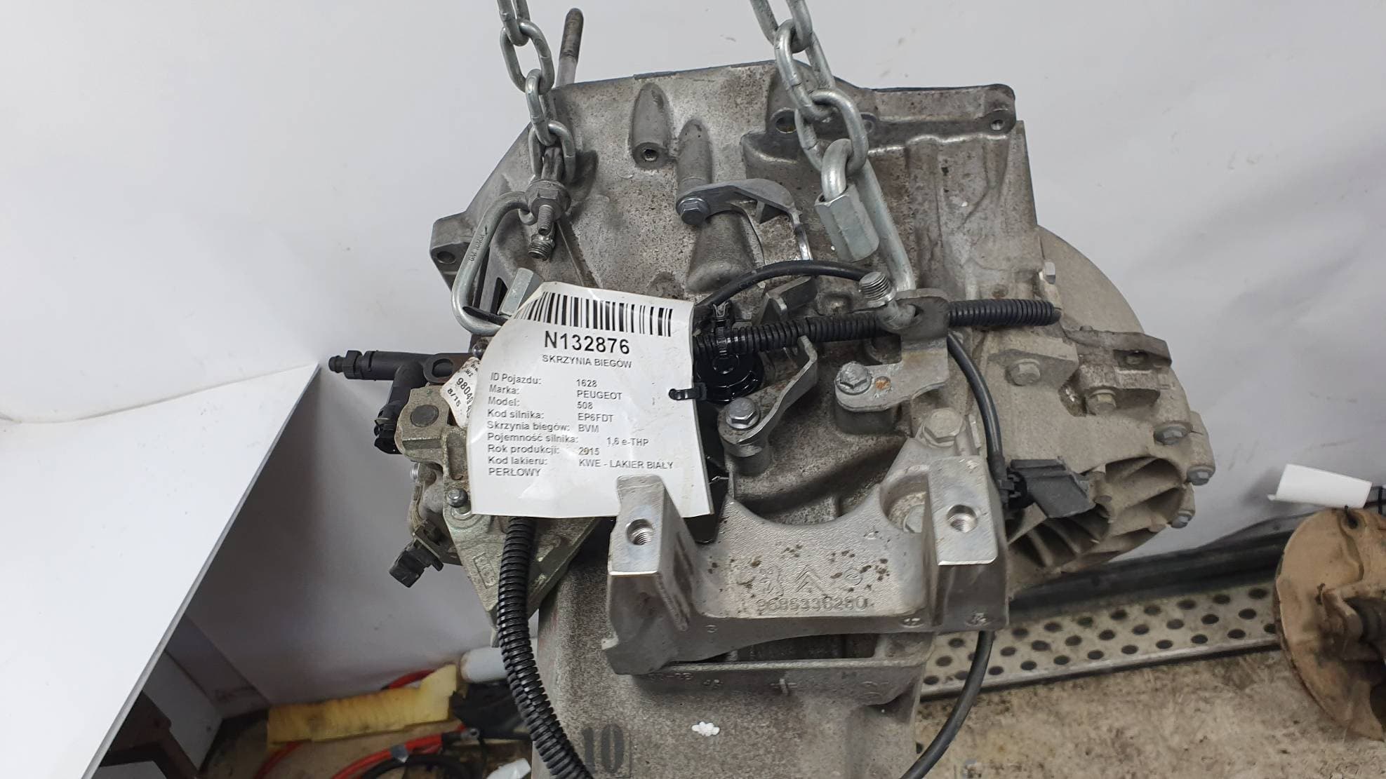 Caja de Cambios 20EA58 1.6 Thp 165 CV Peugeot 508 I Lift usado 4