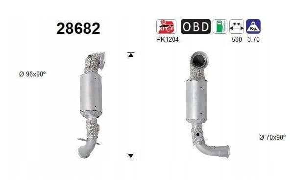 Catalizador AS 28682 nuevo