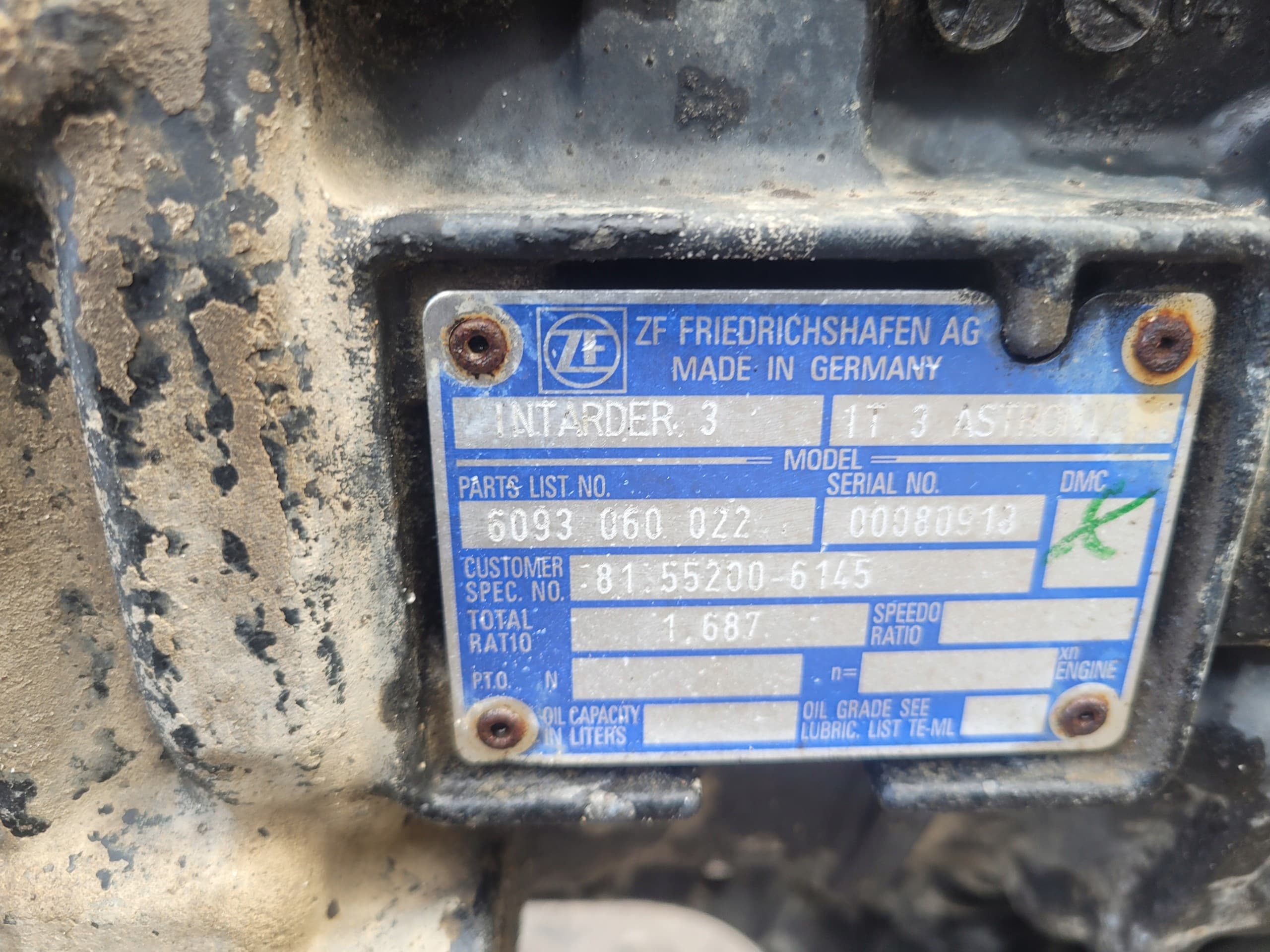 Caja de cambios ZF Man Astronic con retarder 2012 usado 6