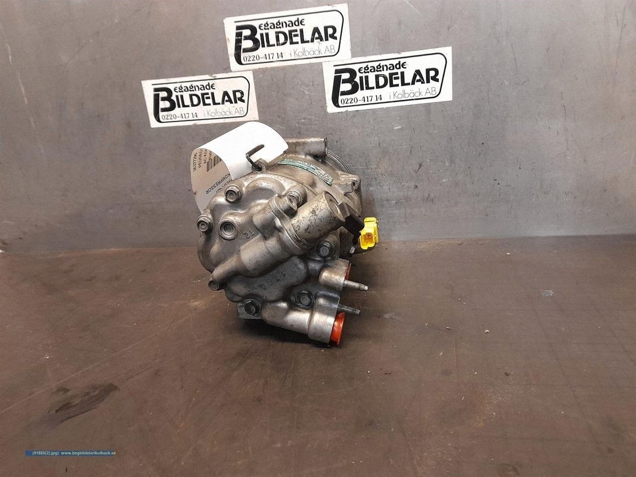Compresor de aire acondicionado Peugeot 407 2004 00273709460 usado