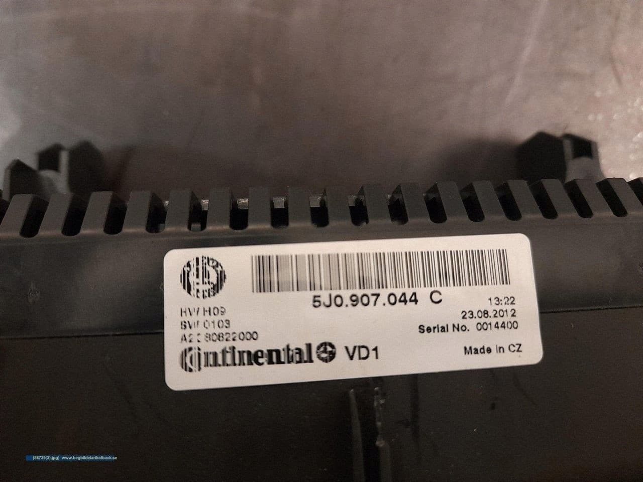 Panel de aire acondicionado Skoda Fabia Mk2 (5J) 2010 usado 3