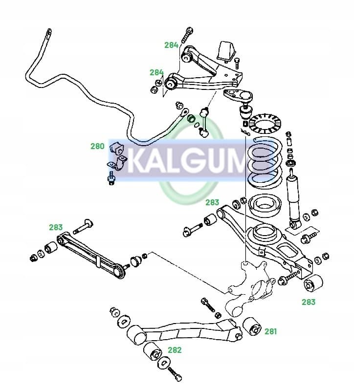 Casquillos de brazo oscilante Kalgum Kg-000288-004 nuevo 4