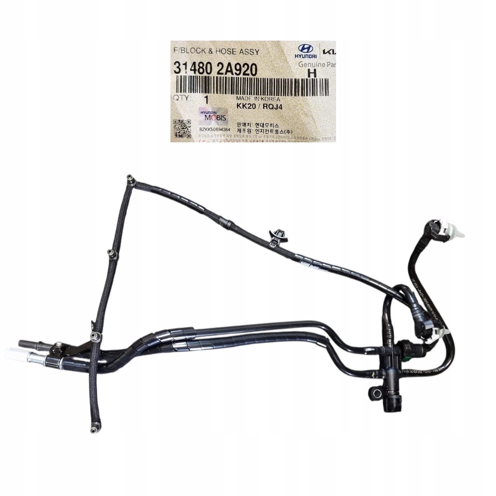 Tubo de Líneas de Combustible Hyundai I40 314802A920 nuevo 2