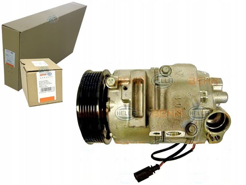 Compresor de Aire Acondicionado Behr Hella 6Q0820808FX 6Q08 nuevo