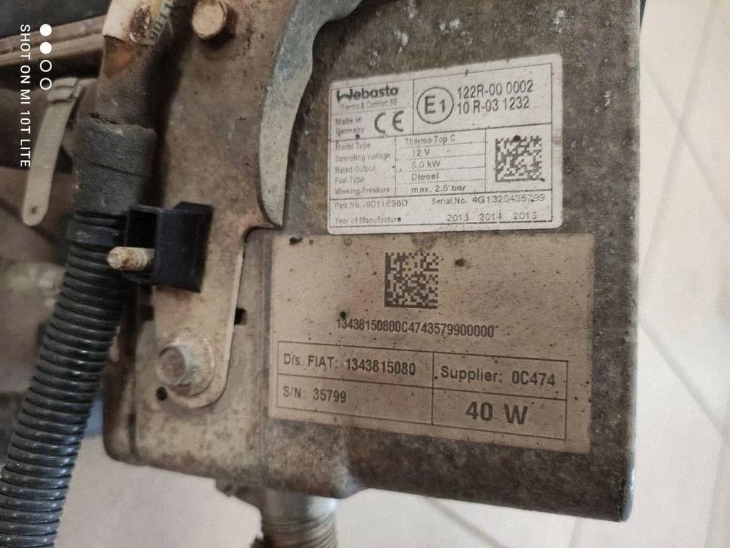Controlador de Arnés Webasto para Peugeot Boxer 2.2 HDI usado 5