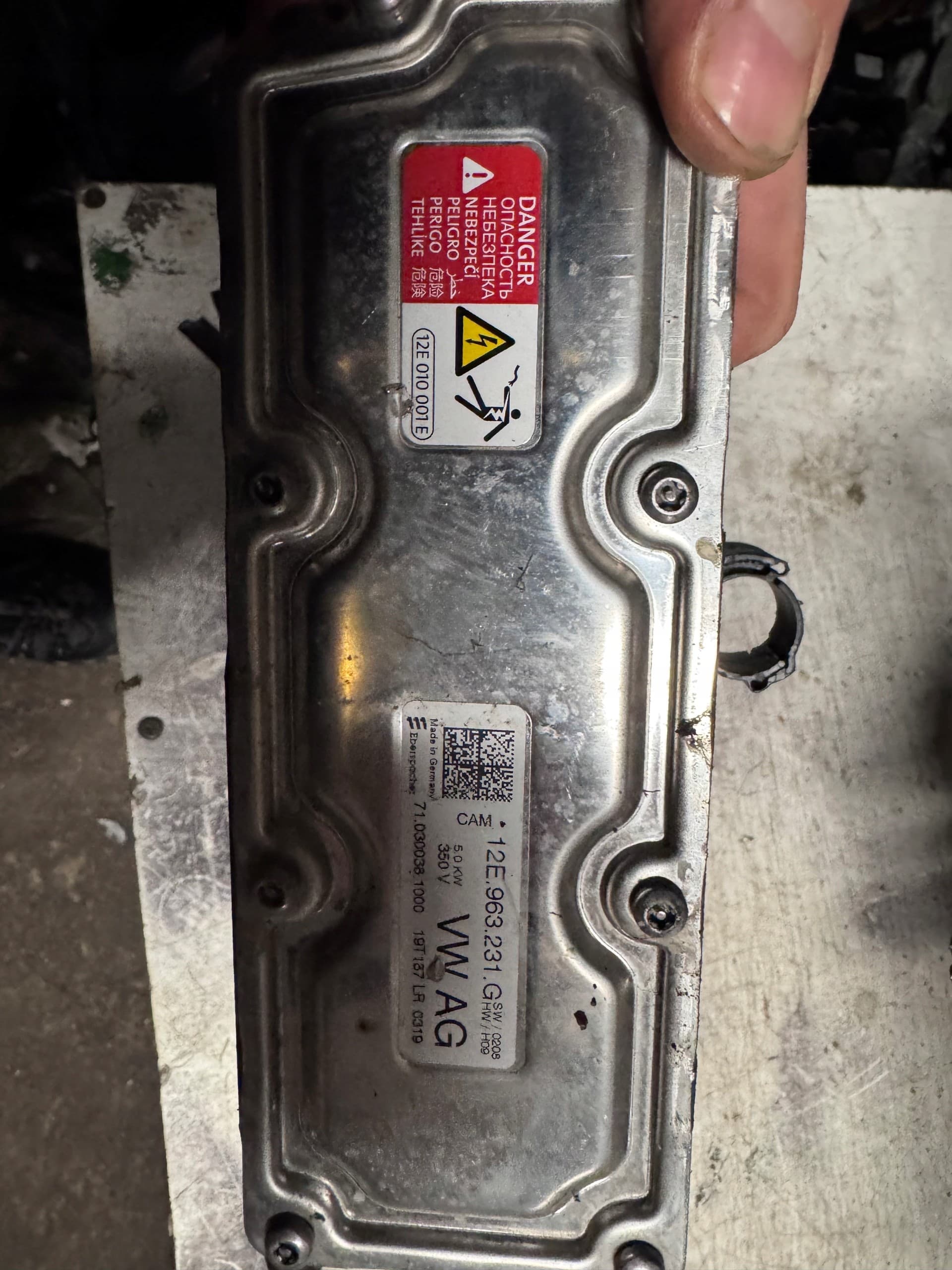 Intercambiador de Calor VW E-Golf Webasto 12E963231 B usado 5