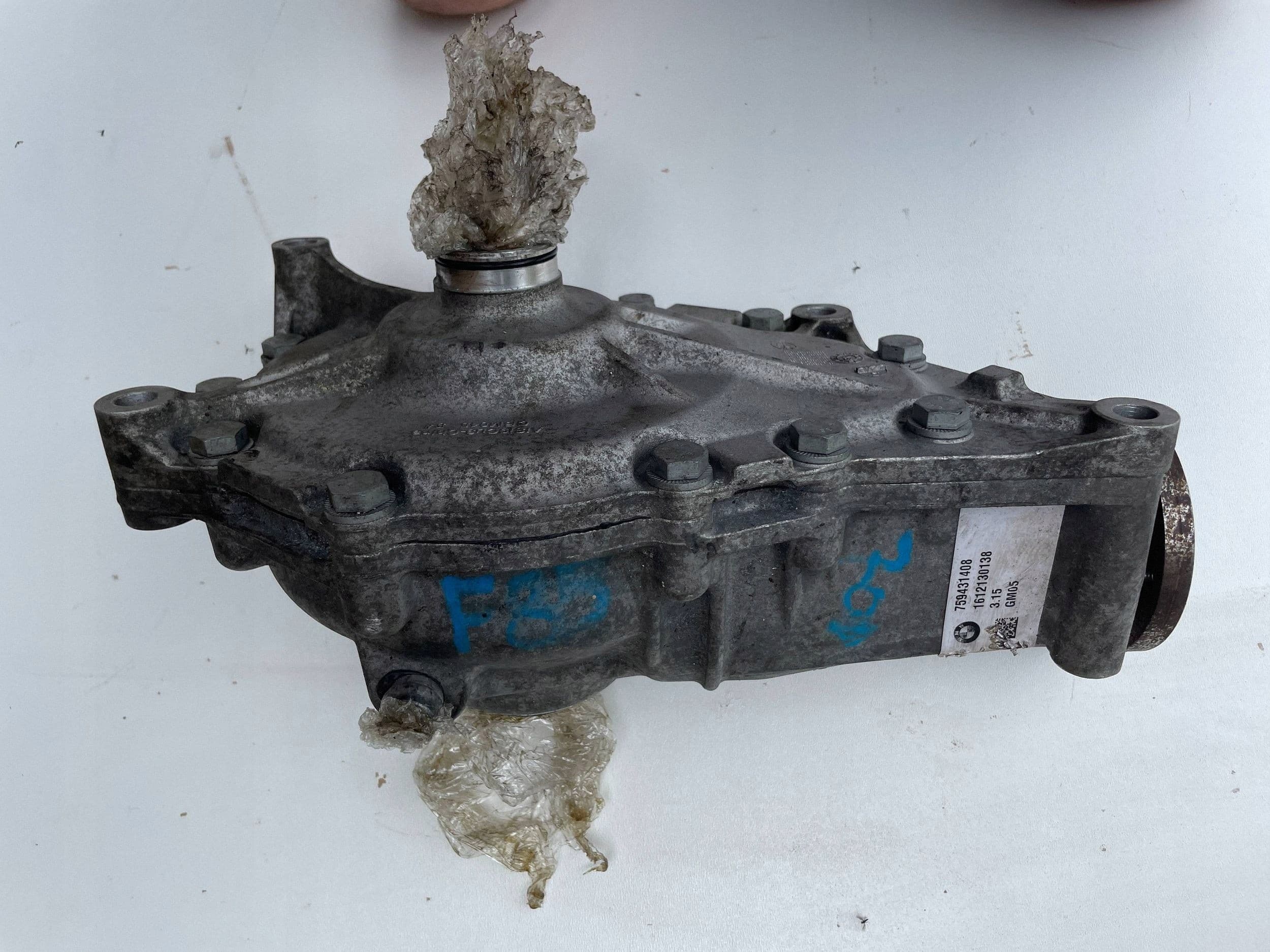 BMW X5M F85 X6M F86 Puente Diferencial Delantero 3.15 7594314 usado 5