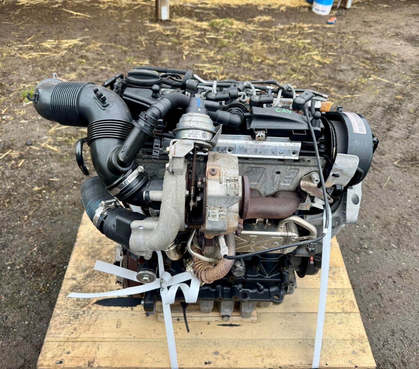 Motor Completo VW Seat Skoda 1.6 TDI Caya Cayb Cayc usado 5