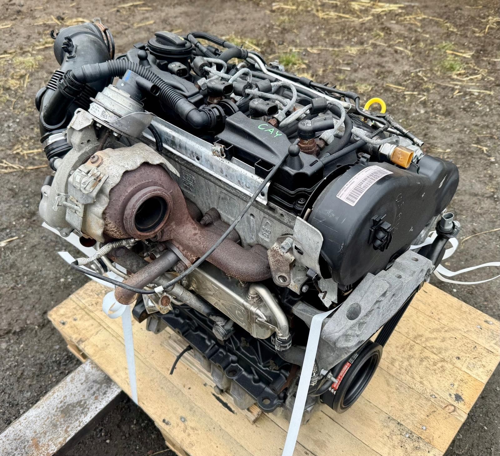 Motor Completo VW Seat Skoda 1.6 TDI Caya Cayb Cayc usado 6