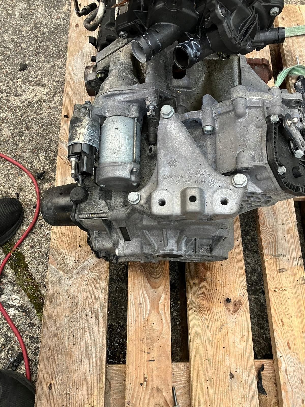Caja de cambios completa original Smv para Seat, Audi y VW usado 3