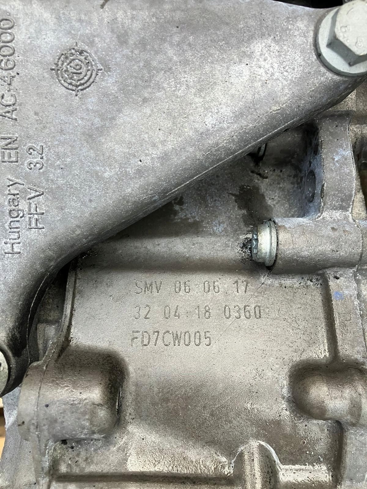 Caja de cambios completa original Smv para Seat, Audi y VW usado 6