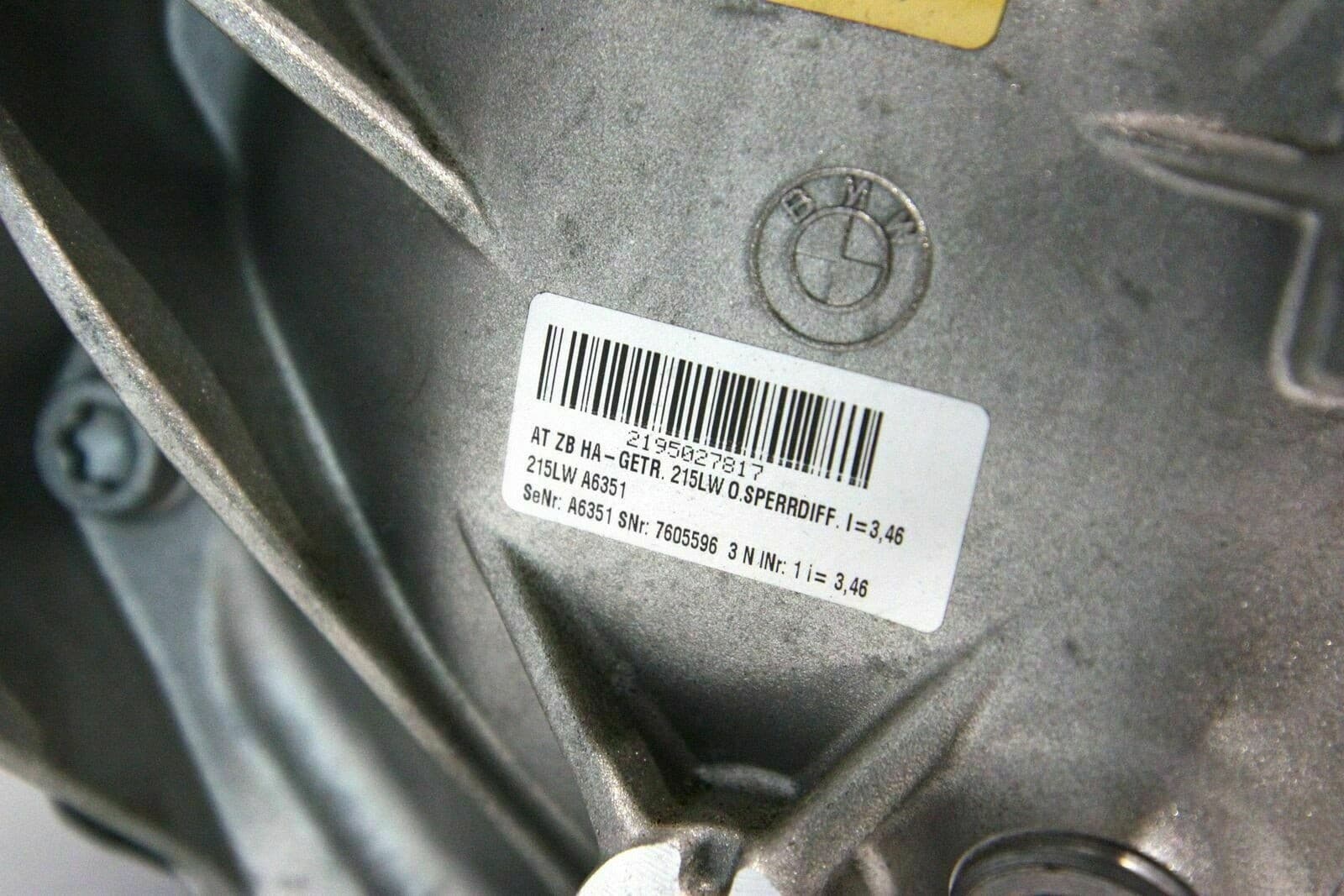 Diferencial trasero BMW 4 F32 F33 33107605596 usado 5