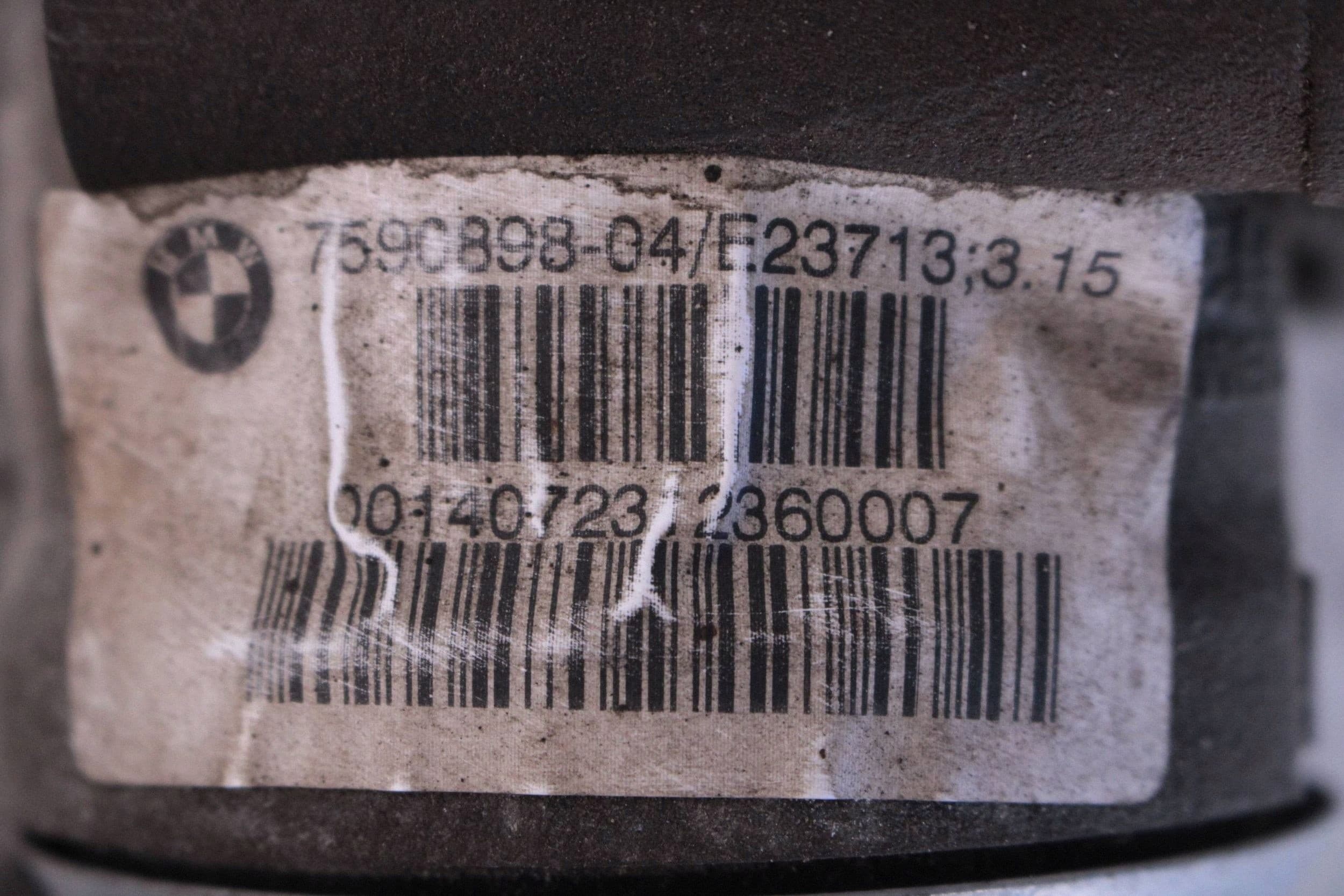 Diferencial delantero BMW 3 GT F34 2015 7590898 usado 5