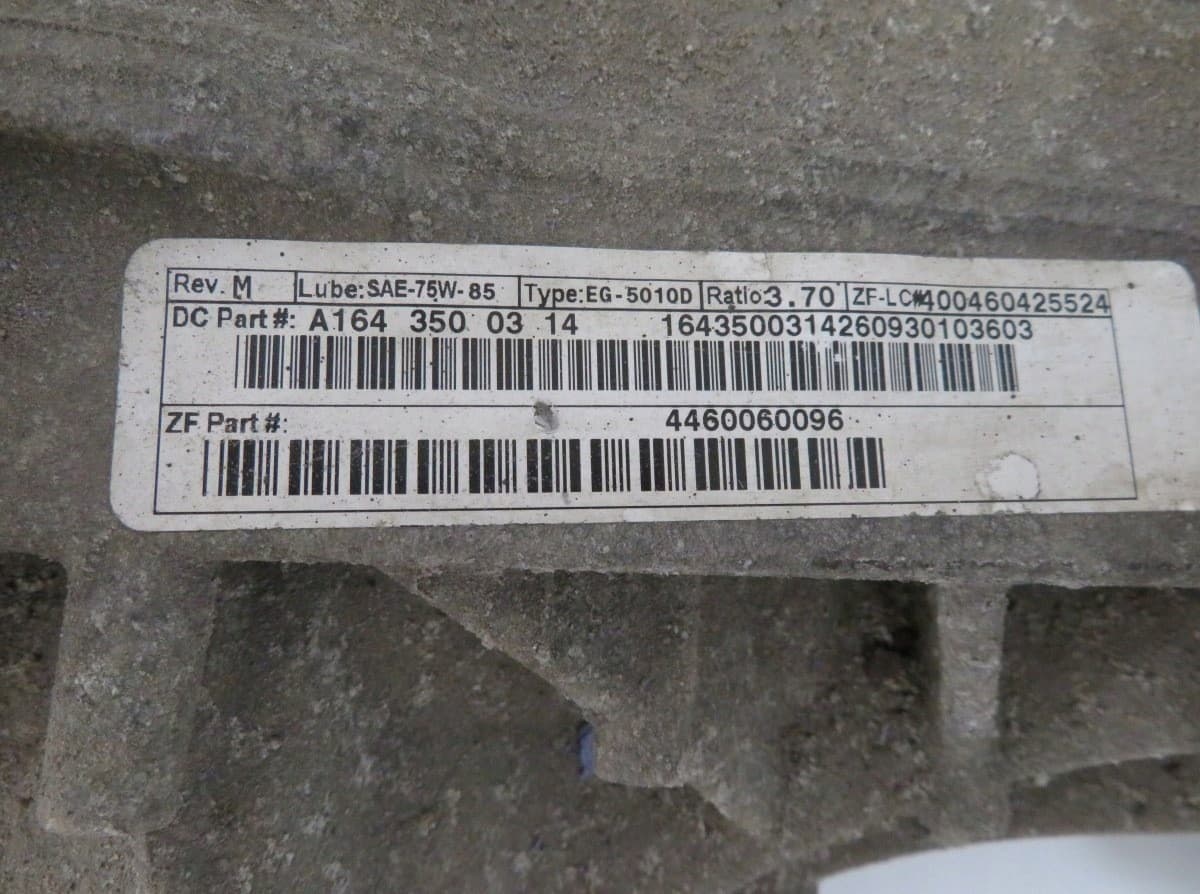 Diferencial trasero Mercedes GL X164 2006-2012 A1643500314 usado 5