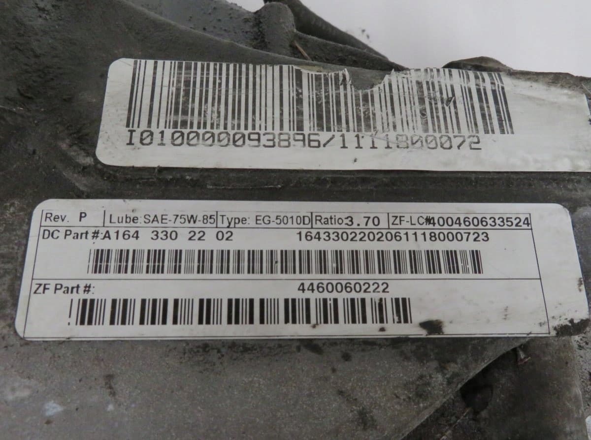 Diferencial delantero Mercedes GL X164 2006-2012 A1643302202 usado 5