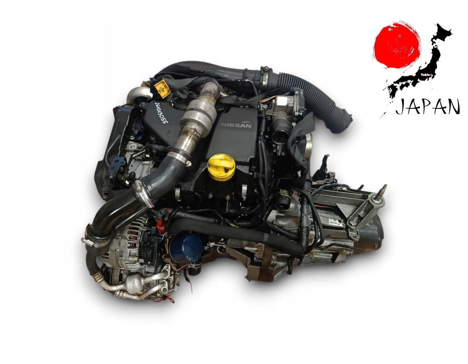 Motor diésel Nissan Note E11 1.5 DCI K9KC400 JR5180 usado