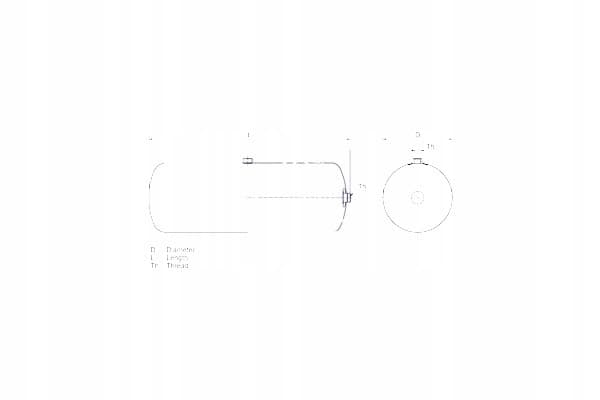 DT Spare Parts 1792544 depósito de aire nuevo 8