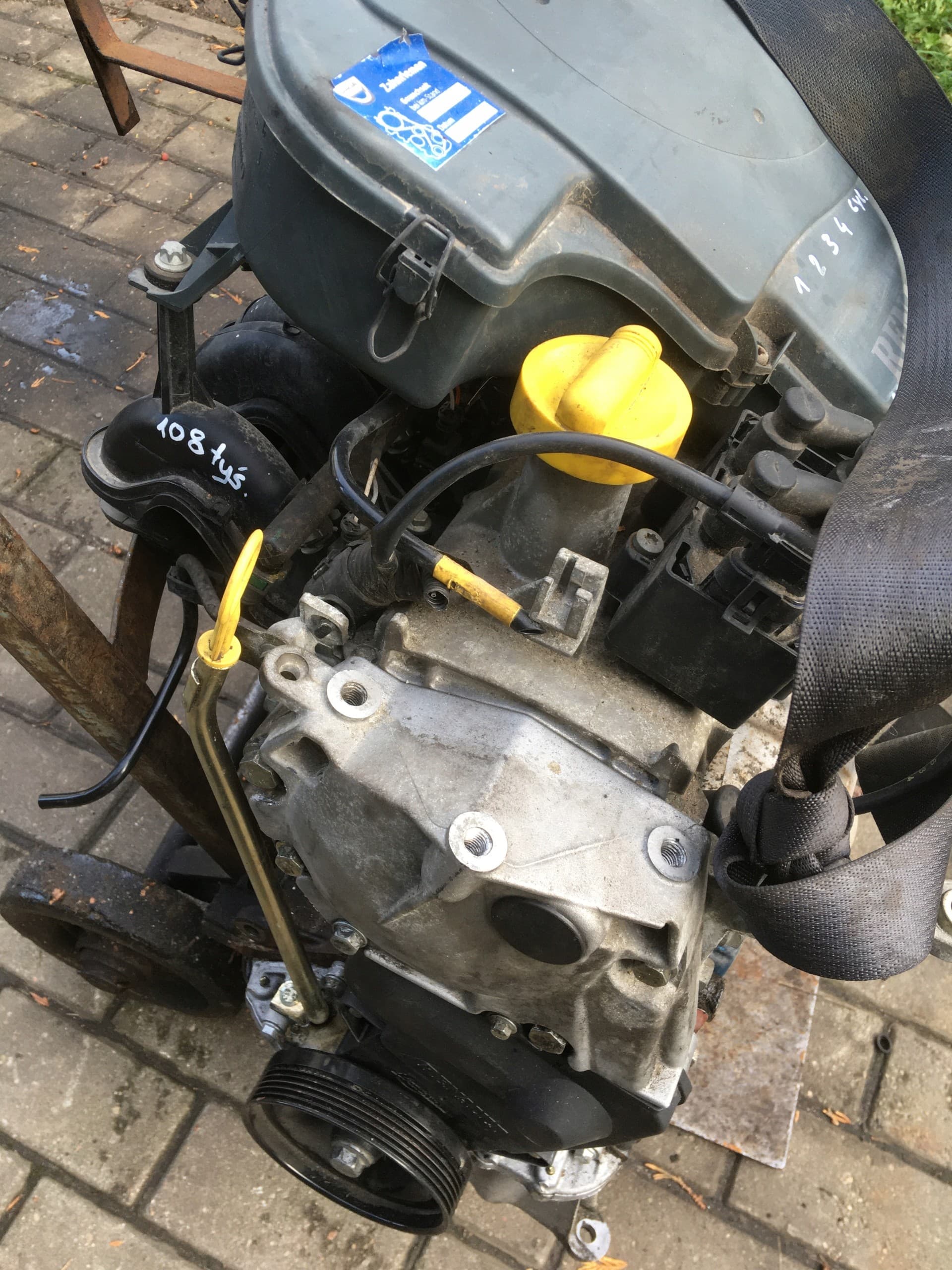 Motor Completo Sandero Logan 1.6 Mpi K7MF710 usado 2