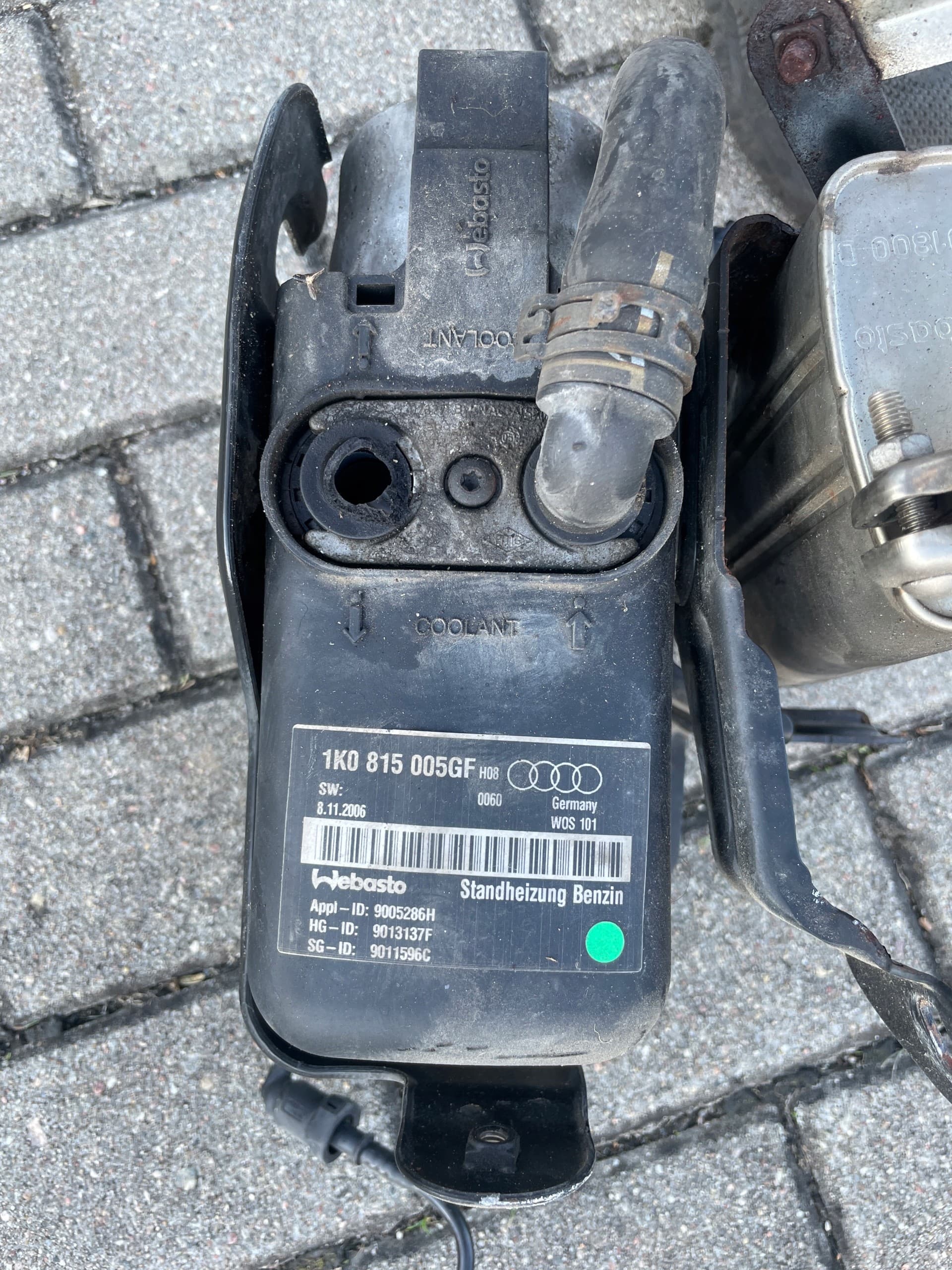 Webasto Thermo Top V Audi A3 8P 1K0815005GF usado 2