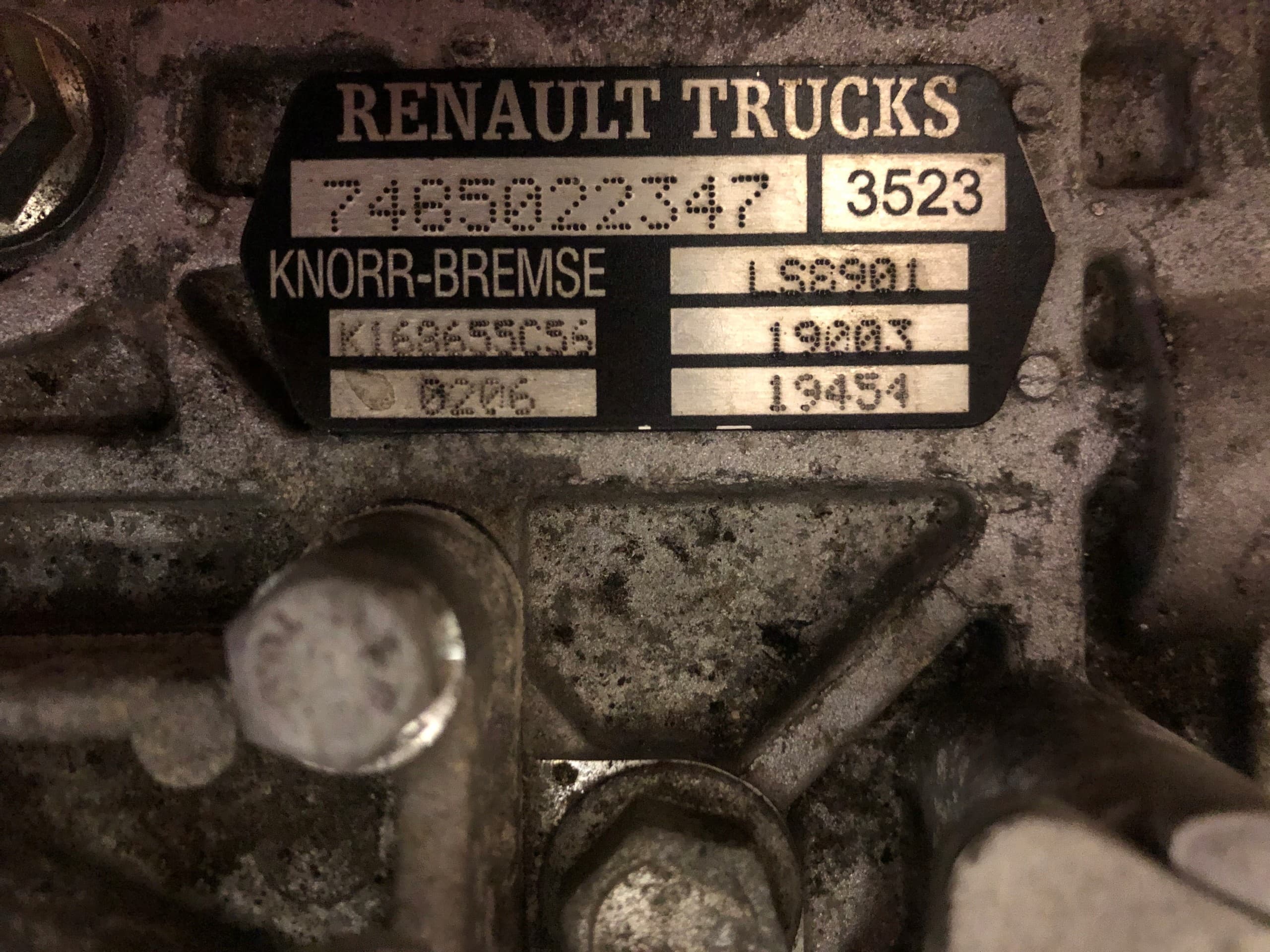 Compresor para camión Volvo Renault Knorr LS8901 nuevo 6