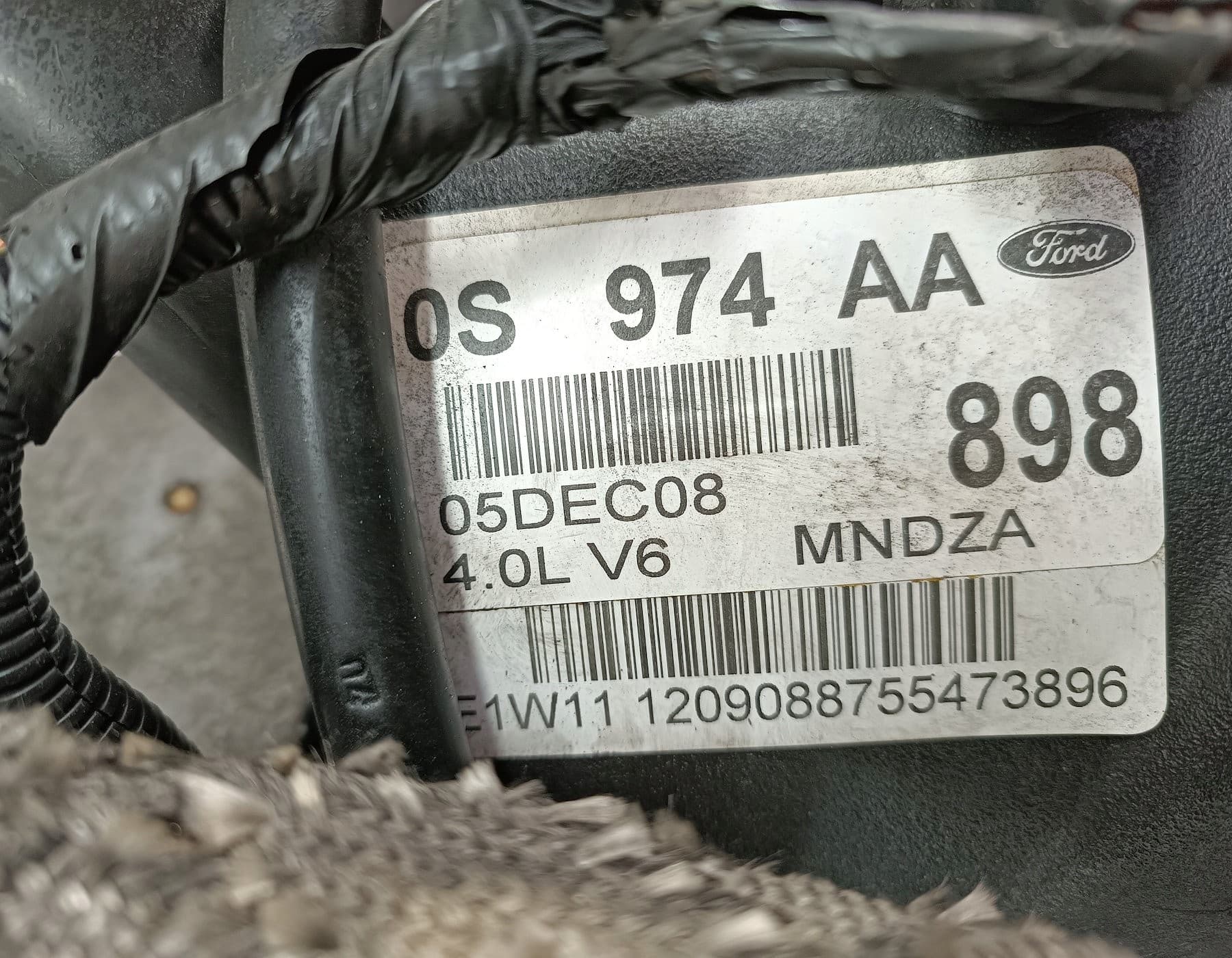 Motor Completo Ford Mustang 4.0 V6 Mndza 0S974AA 05-09 usado 3