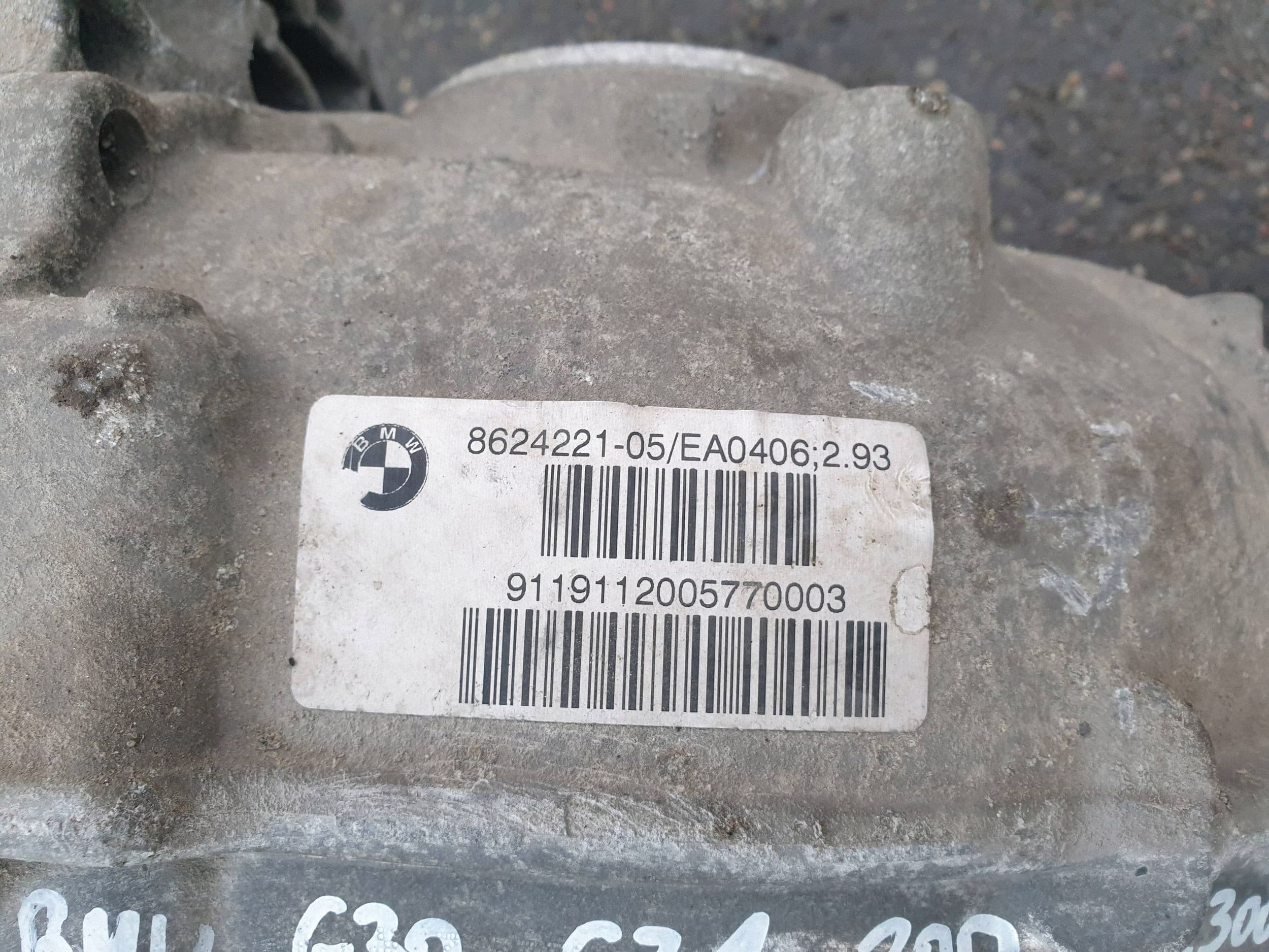 Puente diferencial trasero 2.93 BMW G30 G31 2.0 Diésel 8624221 usado 8