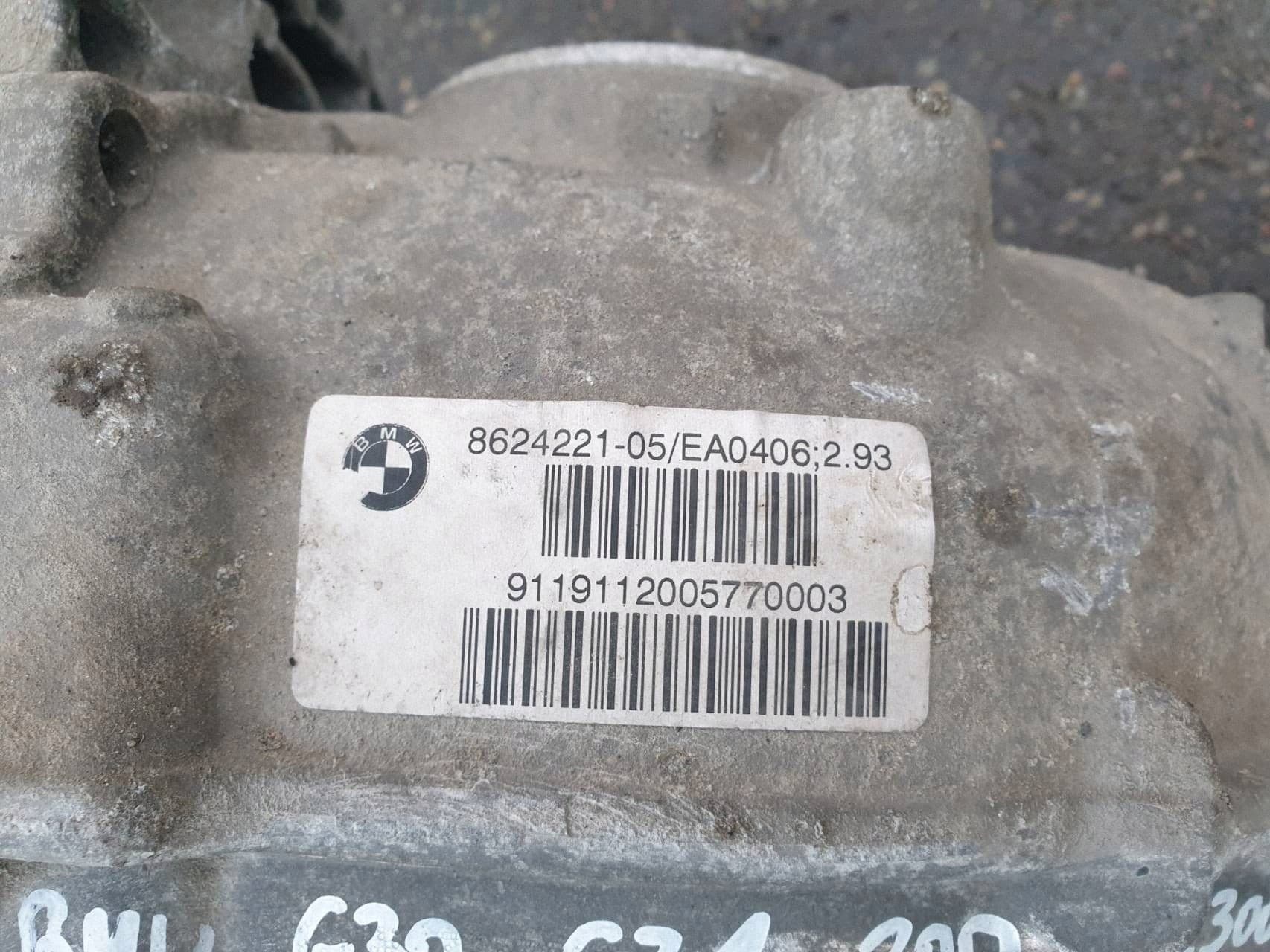 Puente diferencial trasero 2.93 BMW G30 G31 2.0 Diésel 8624221 usado 10