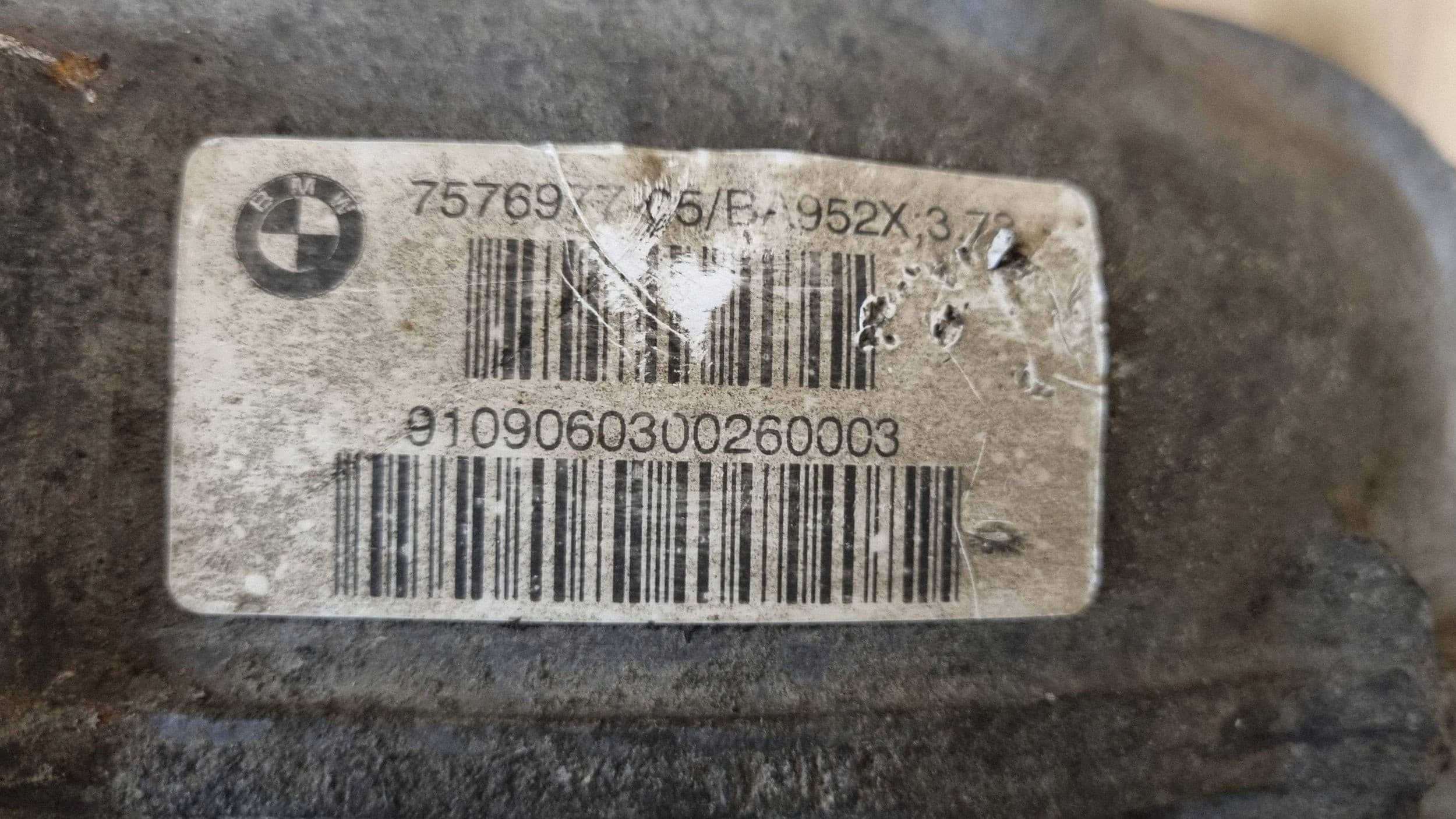 Diferencial trasero BMW Serie 7 F01 F02 F03 F04 2009 7576977 usado 8