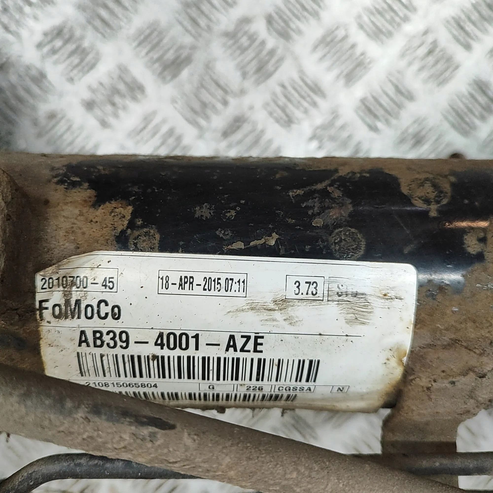 Eje Trasero AB39-4001-Aze para Ford Ranger (Tke) (2011- ) usado 7