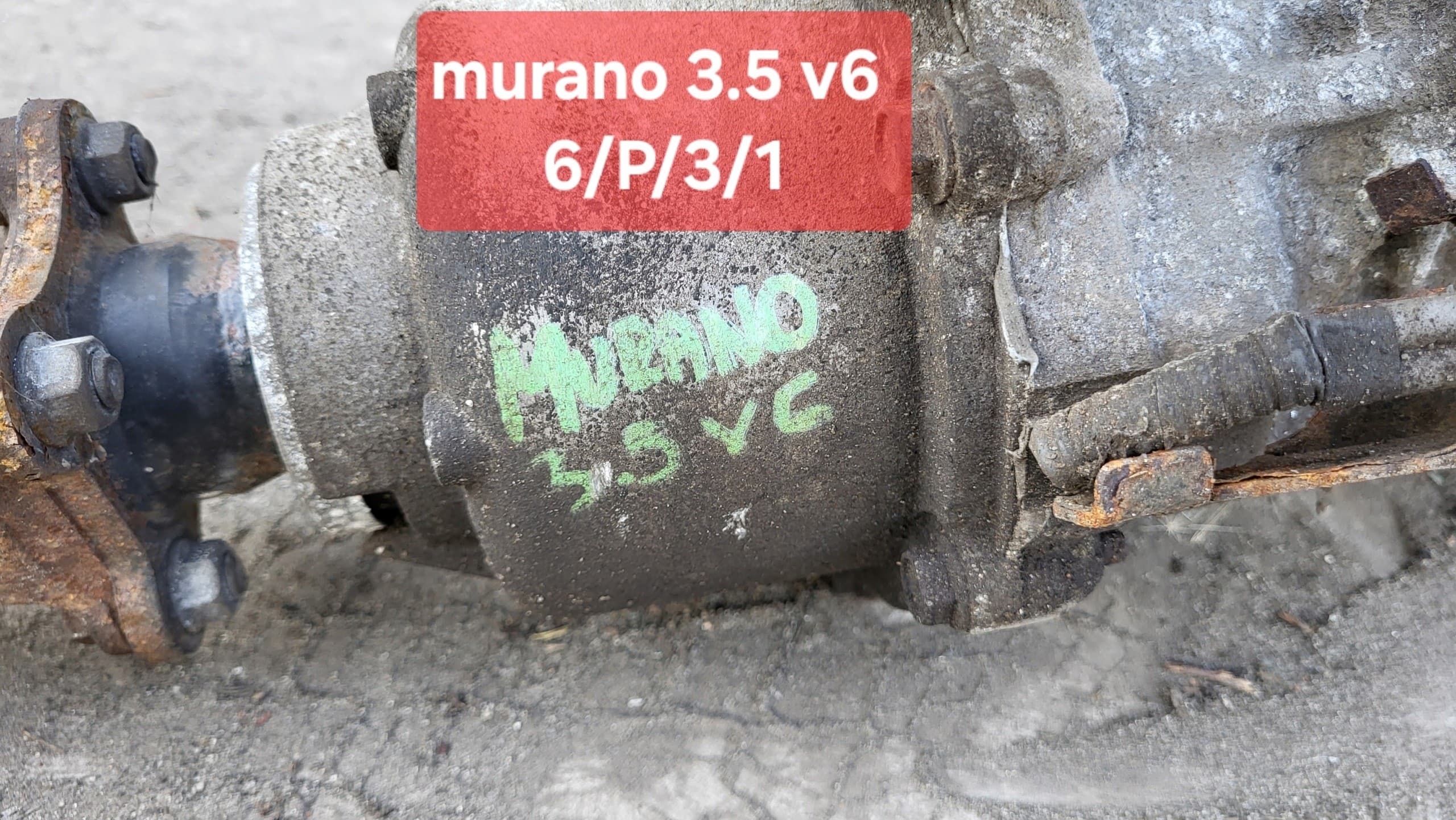 Diferencial Trasero Puente Nissan Murano Z50 3.5 V6 usado 6