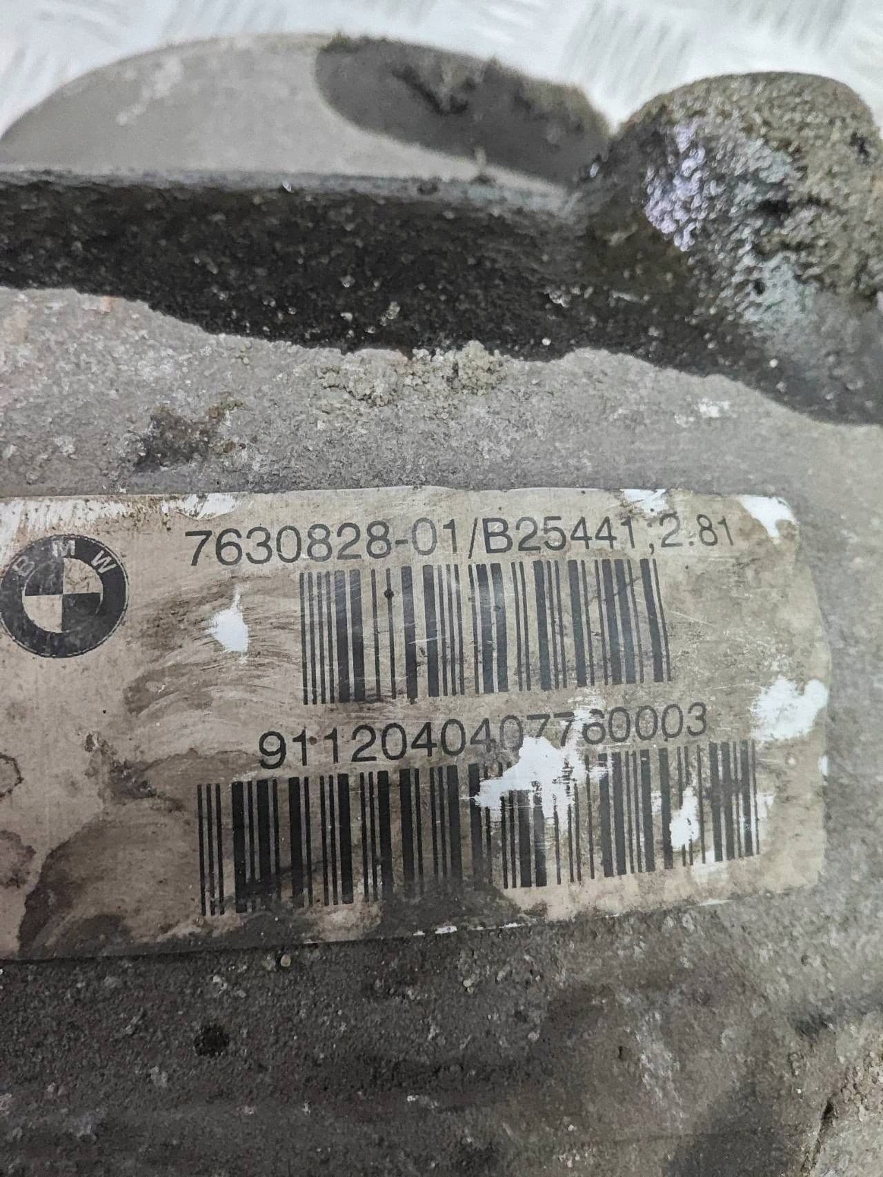Diferencial trasero BMW Serie 6 F12 F13 2,81 7630828 usado 5