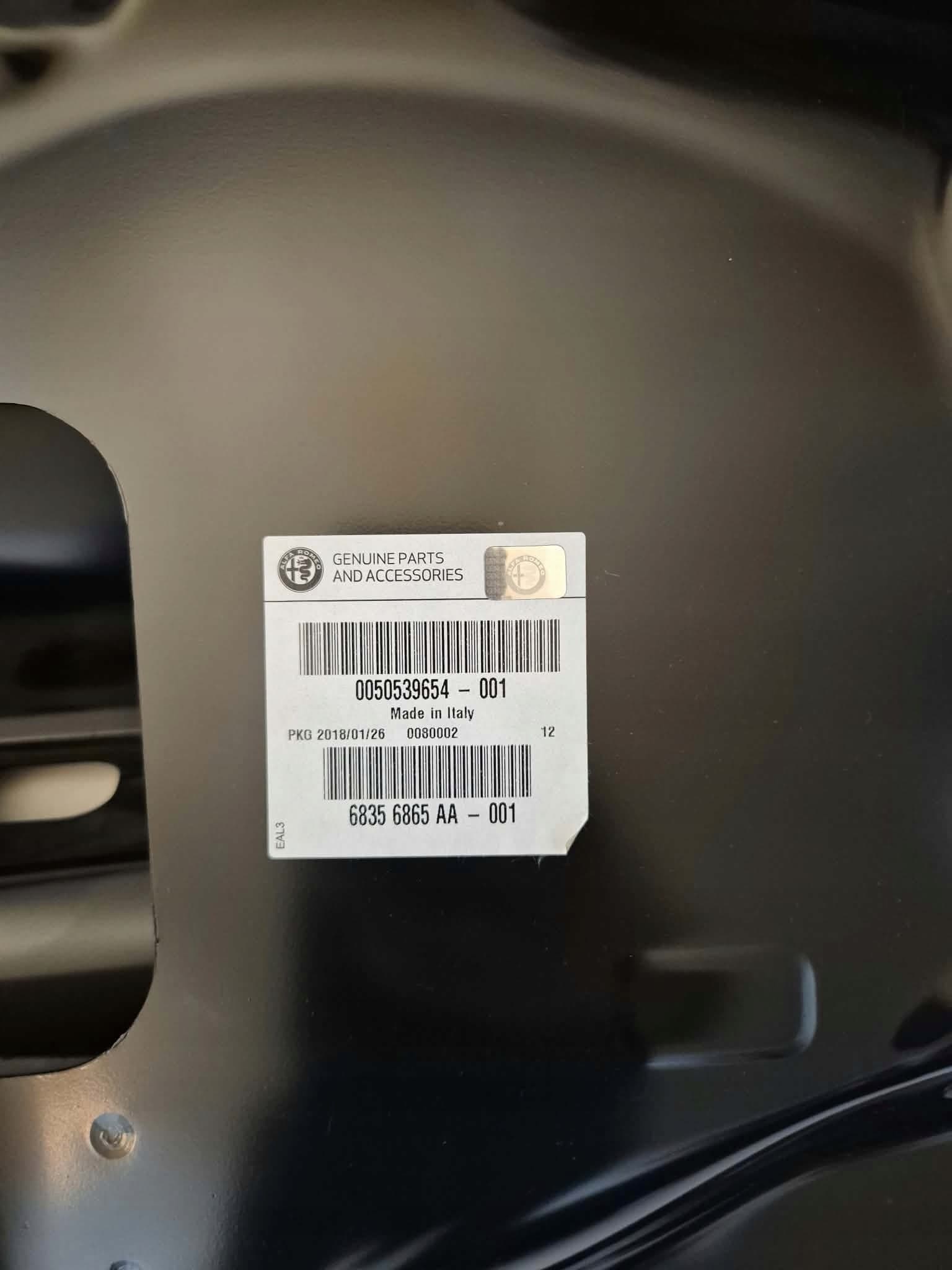 Tapa del Maletero Original para Alfa Romeo Stelvio nuevo 10