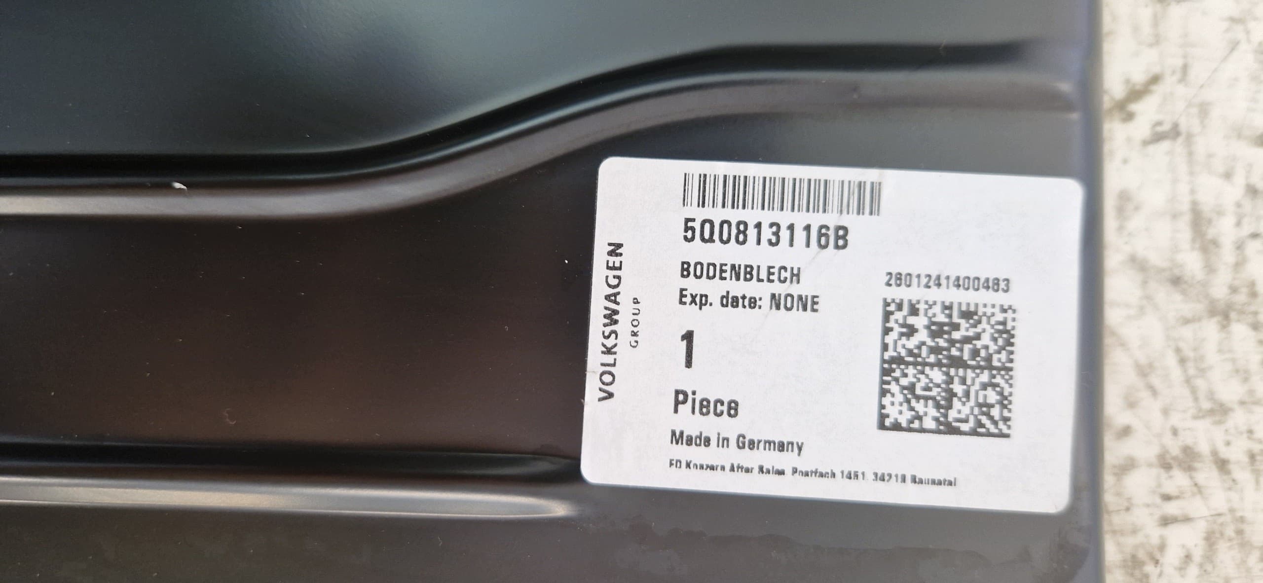 Panel trasero para VW Seat Skoda 5Q0813116B nuevo 5