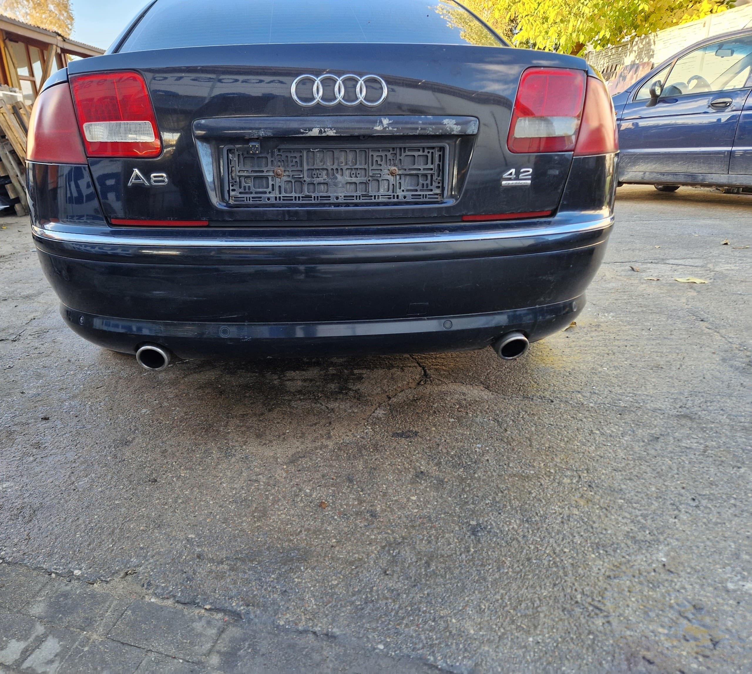 Parachoques Trasero para Audi A8 - Código de Pintura LZ9W nuevo