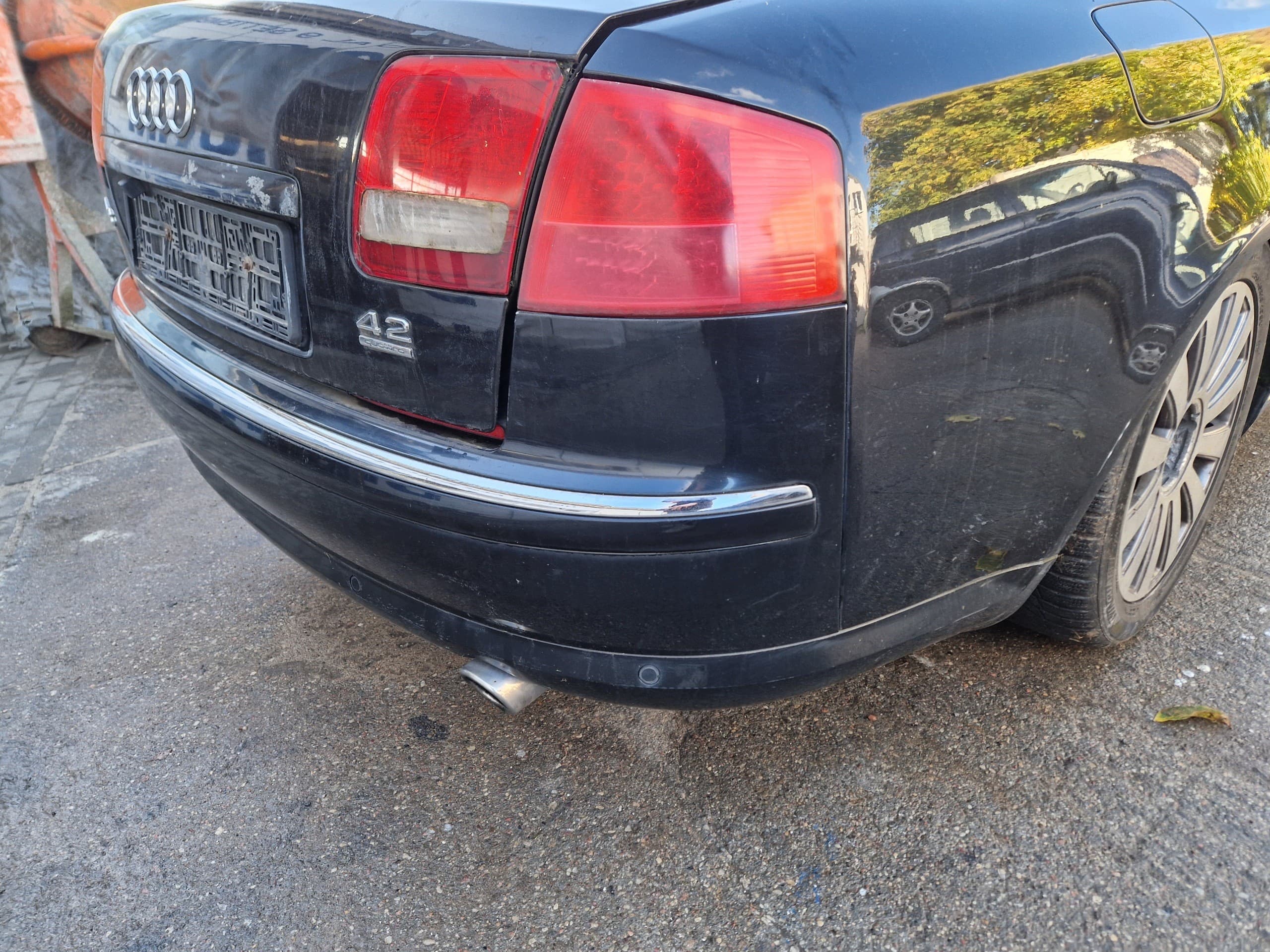 Parachoques Trasero para Audi A8 - Código de Pintura LZ9W nuevo 2