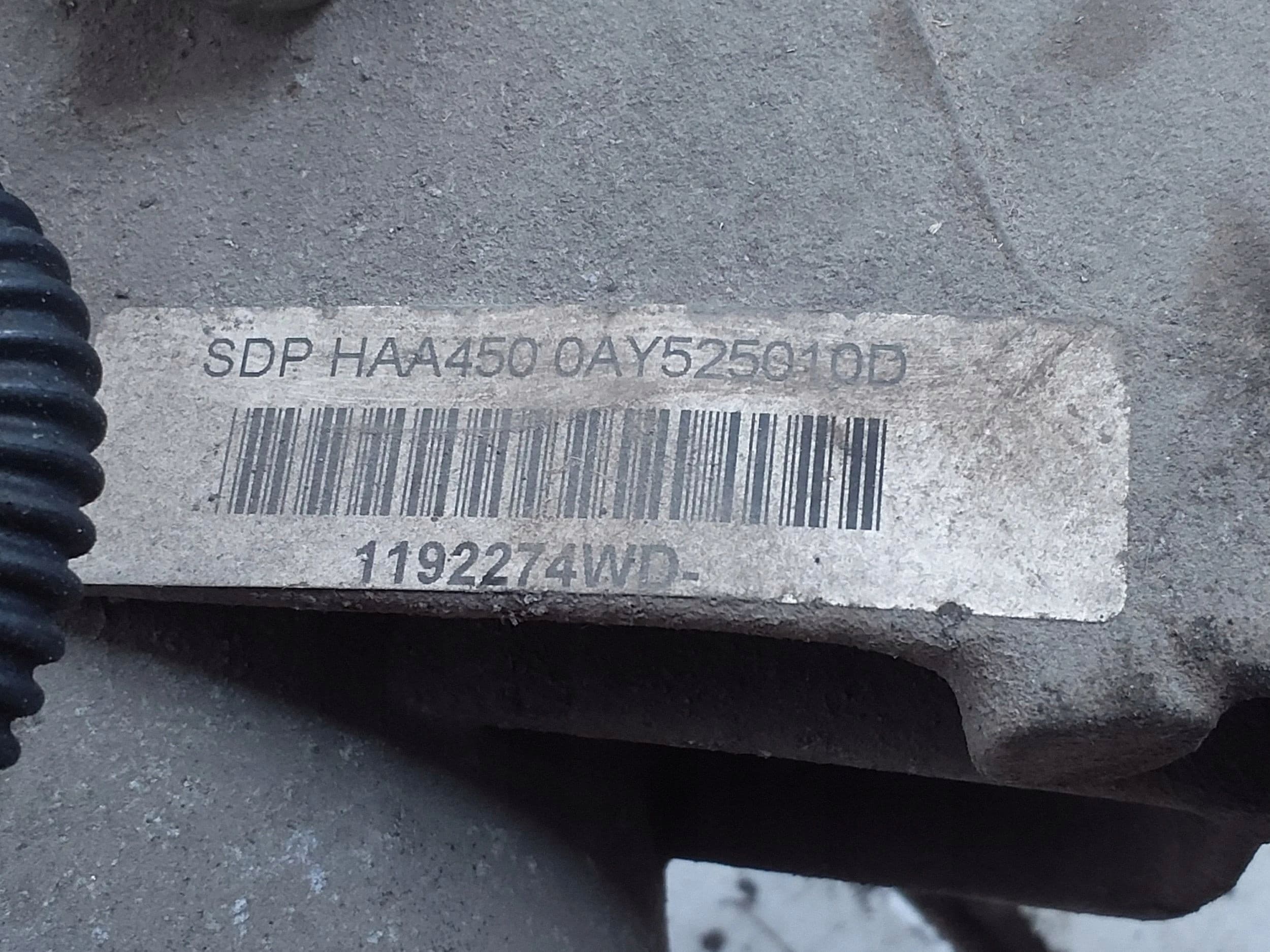 Diferencial trasero Volkswagen Tiguan 2014 Nwu usado 5