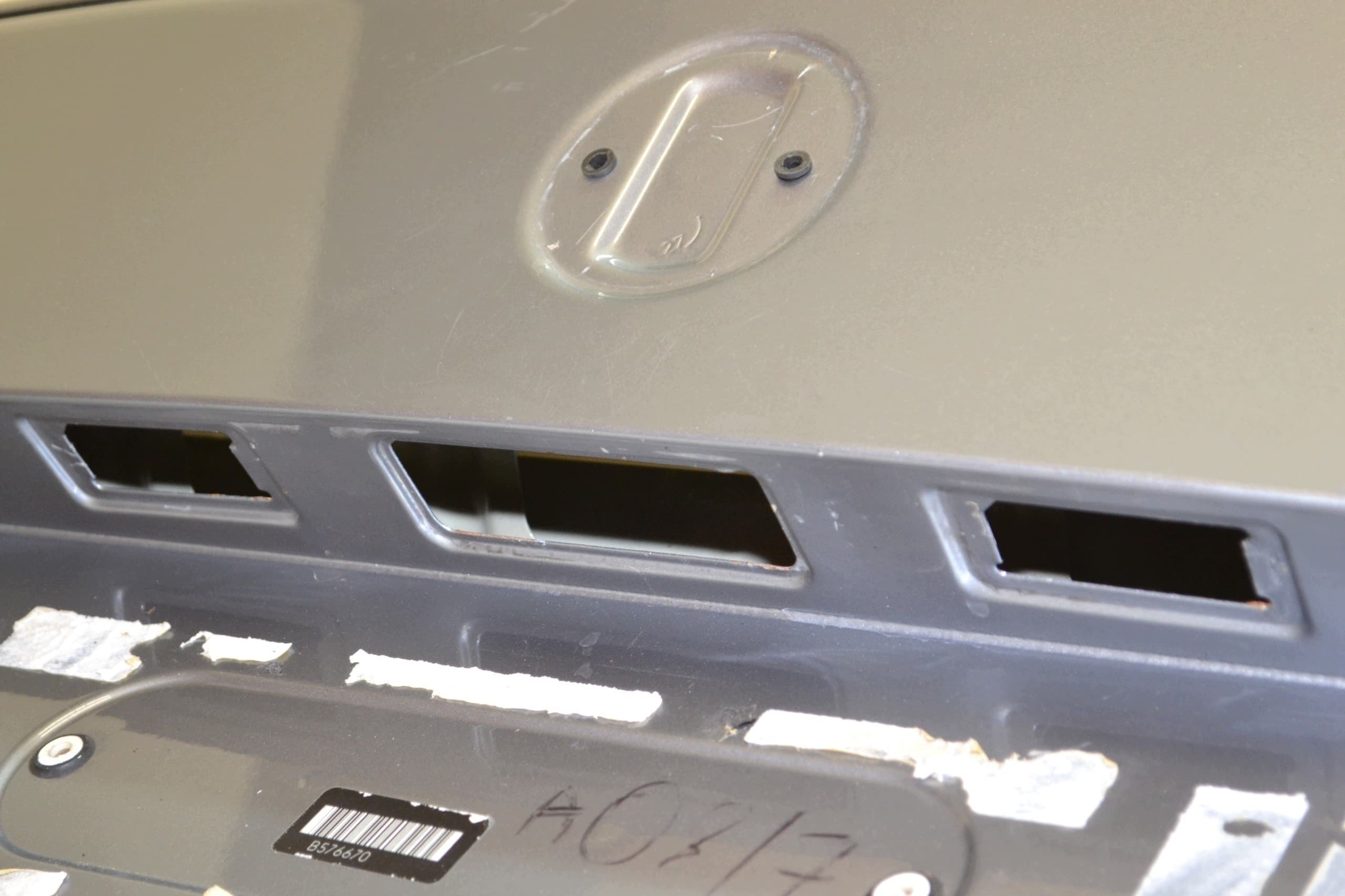 BMW E60 Tapa DE Maletero Spoiler usado 3