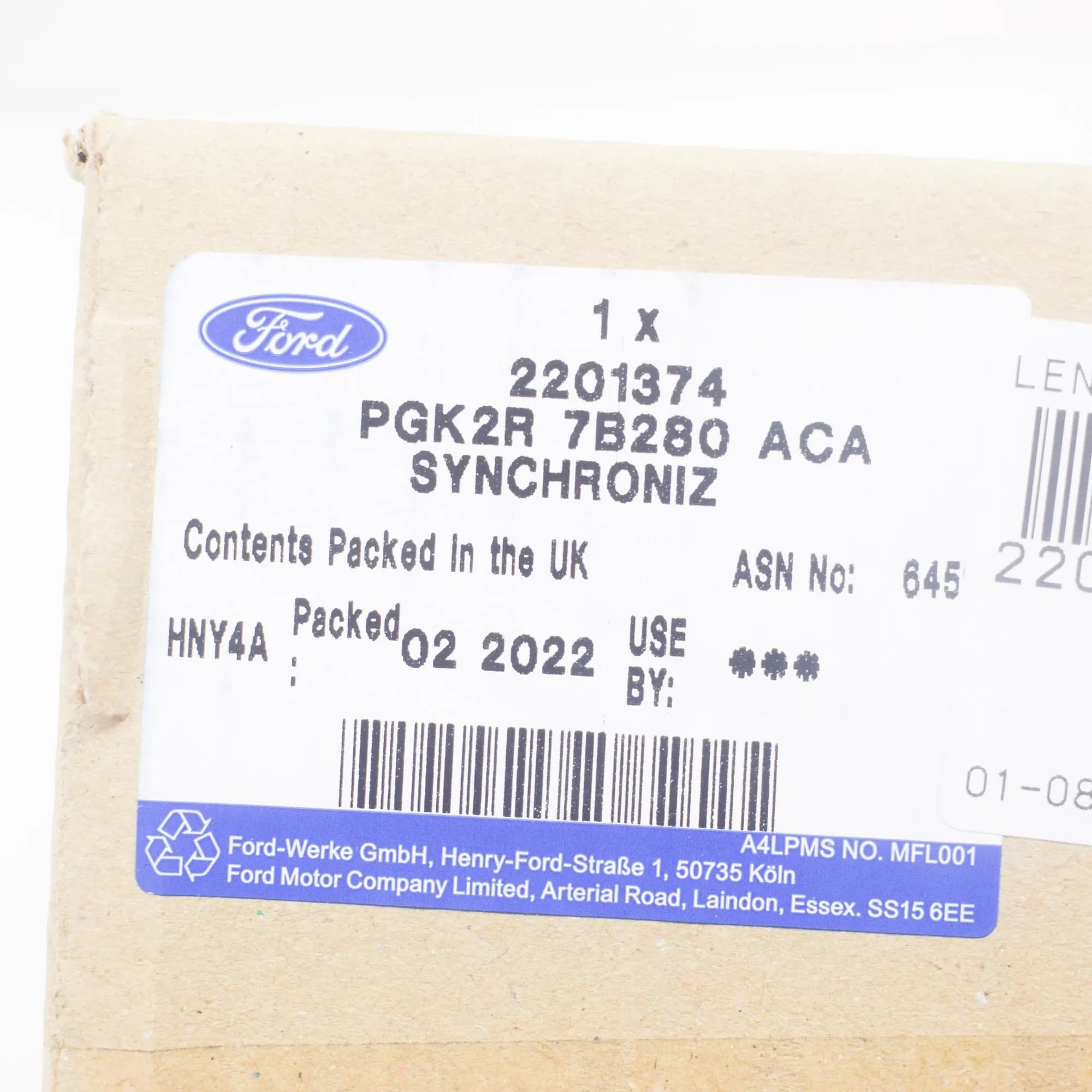 Sincronizador de 1ª y 2ª marcha Ford Focus MK3 C346 2201374 Original nuevo 7