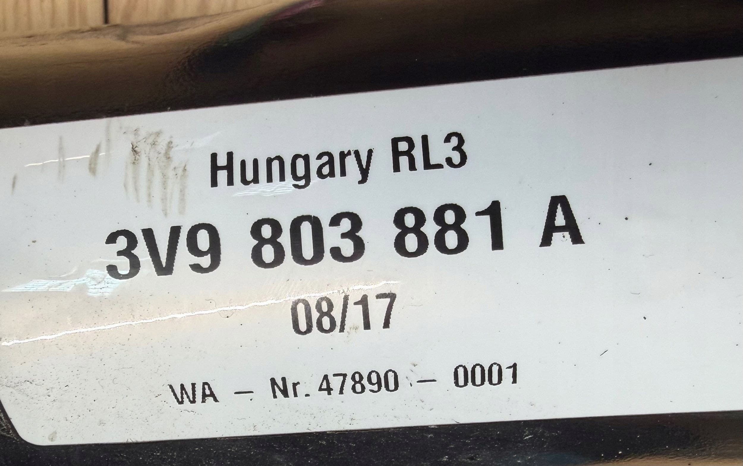 Barra de Remolque Skoda Superb B8 Oris 3V9803881A usado 8