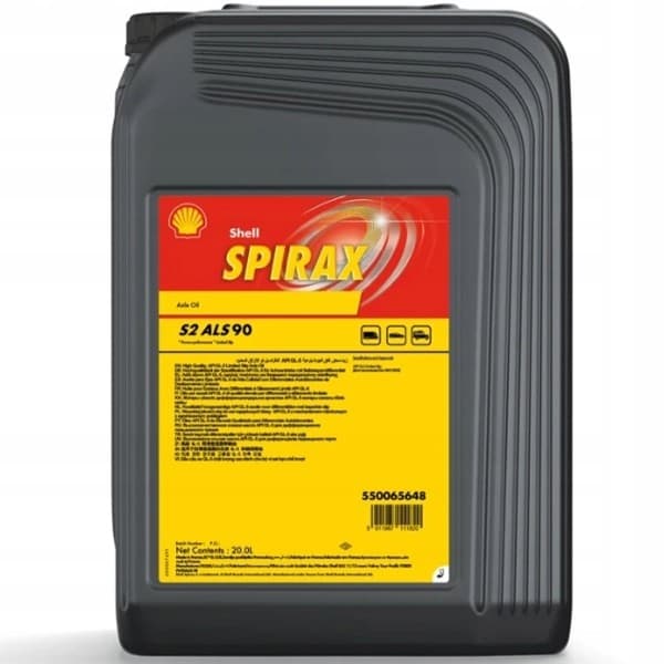Aceite Shell Spirax S2 Als 90 20L GL5 Bidón nuevo
