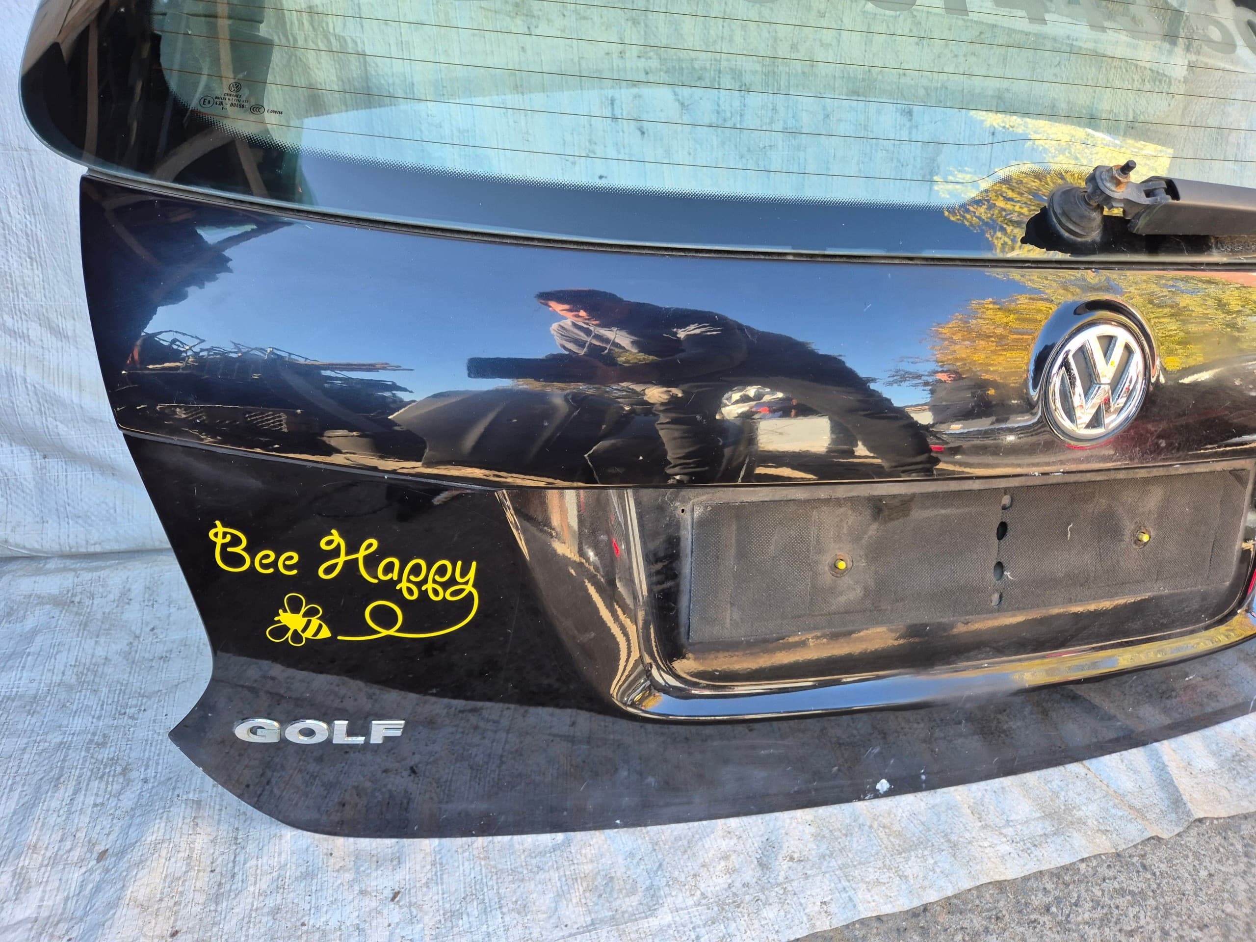 Tapa trasera del maletero VW Golf VI Familiar código LC9X usado 3