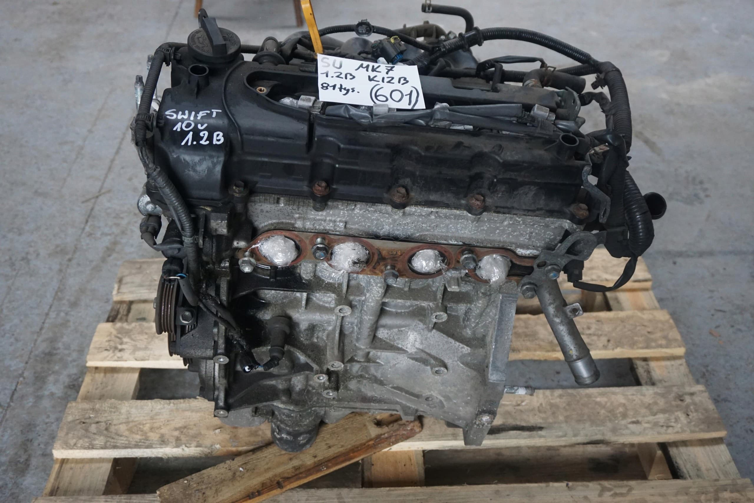 Motor Suzuki Swift IV V MK7 1.2 Gasolina K12B 2en1 Bloque de Culata nº 601 usado