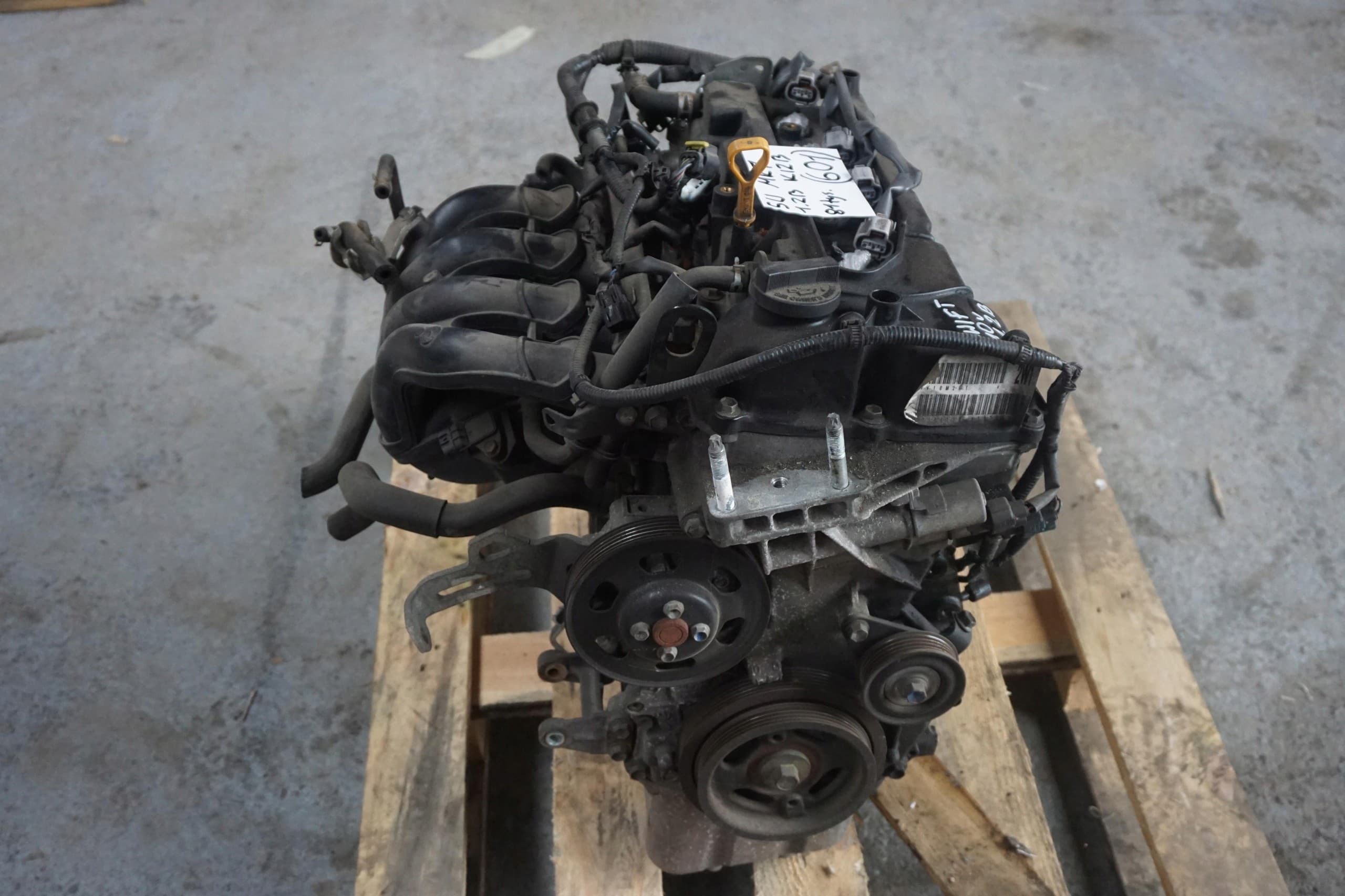 Motor Suzuki Swift IV V MK7 1.2 Gasolina K12B 2en1 Bloque de Culata nº 601 usado 4