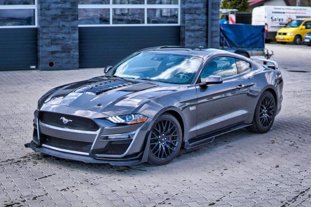 Capó de aluminio estilo GT500 para Ford Mustang 2018-2023 nuevo 10