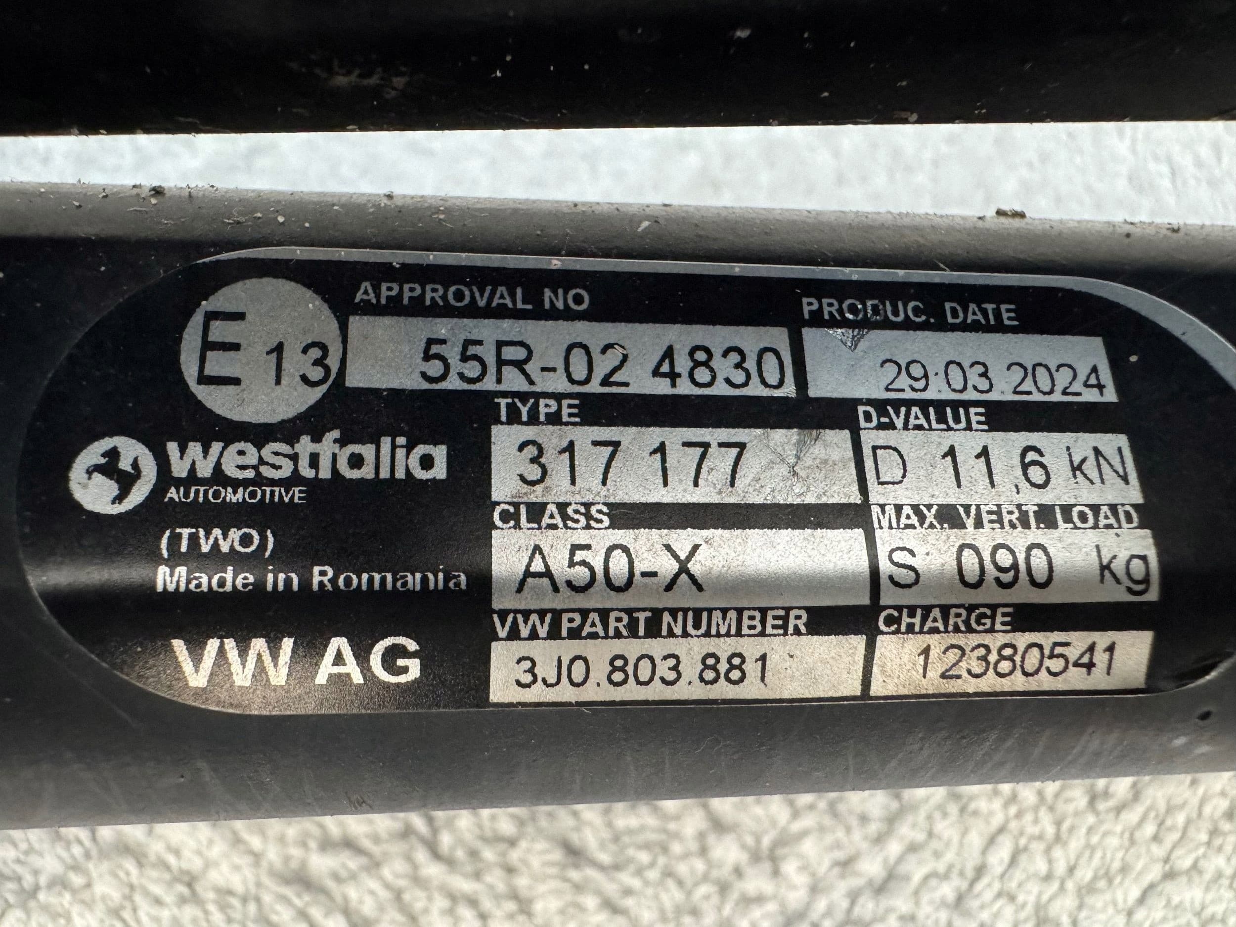 Enganche para remolque Volkswagen Passat B9 usado 5