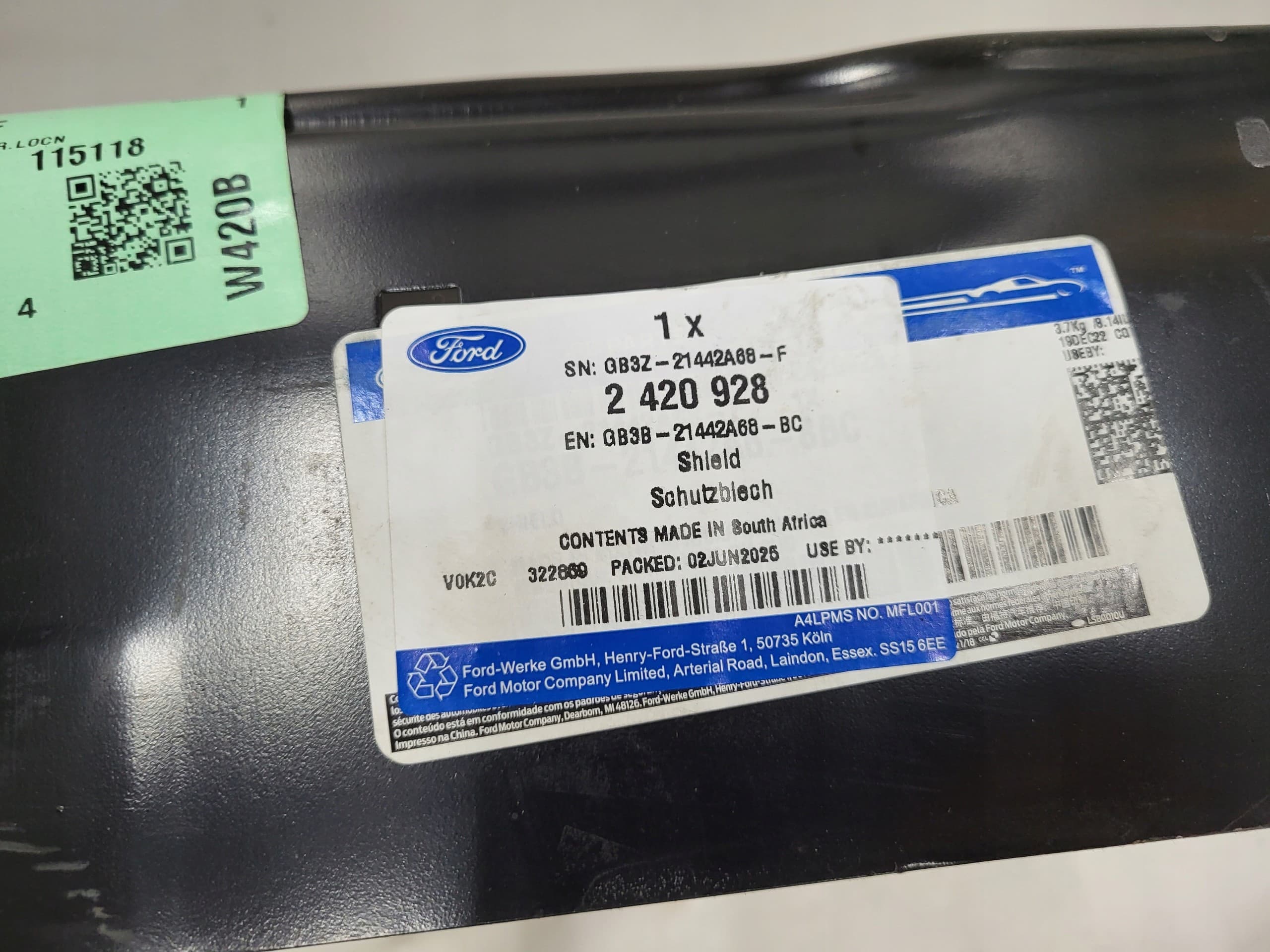 Viga de Soporte Trasera para Portón Ford Ranger MK4 nuevo 5