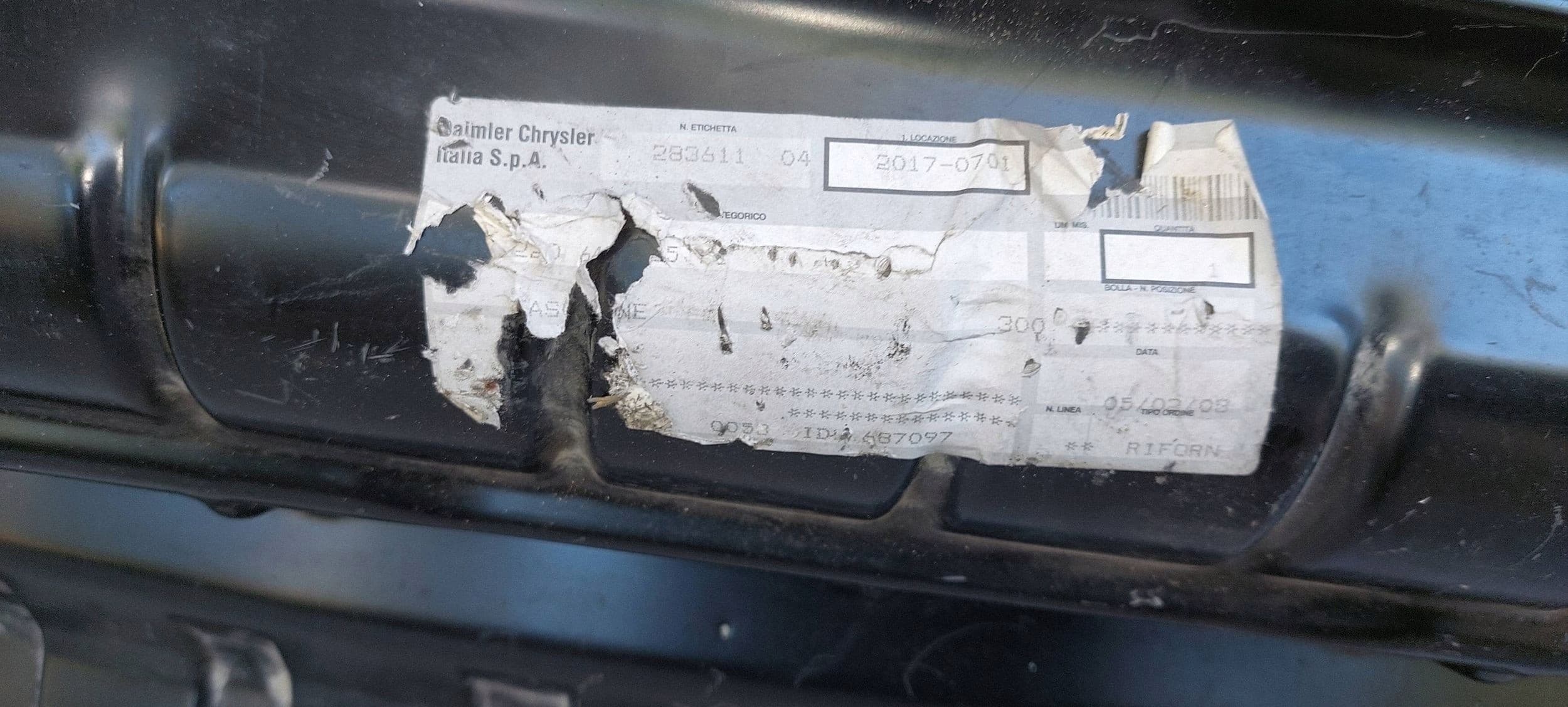 Cinturón Trasero Mercedes W220 - Nuevo Original OEM 5