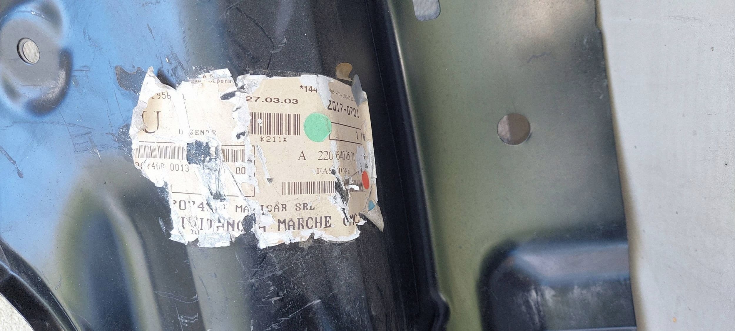 Cinturón Trasero Mercedes W220 - Nuevo Original OEM 6
