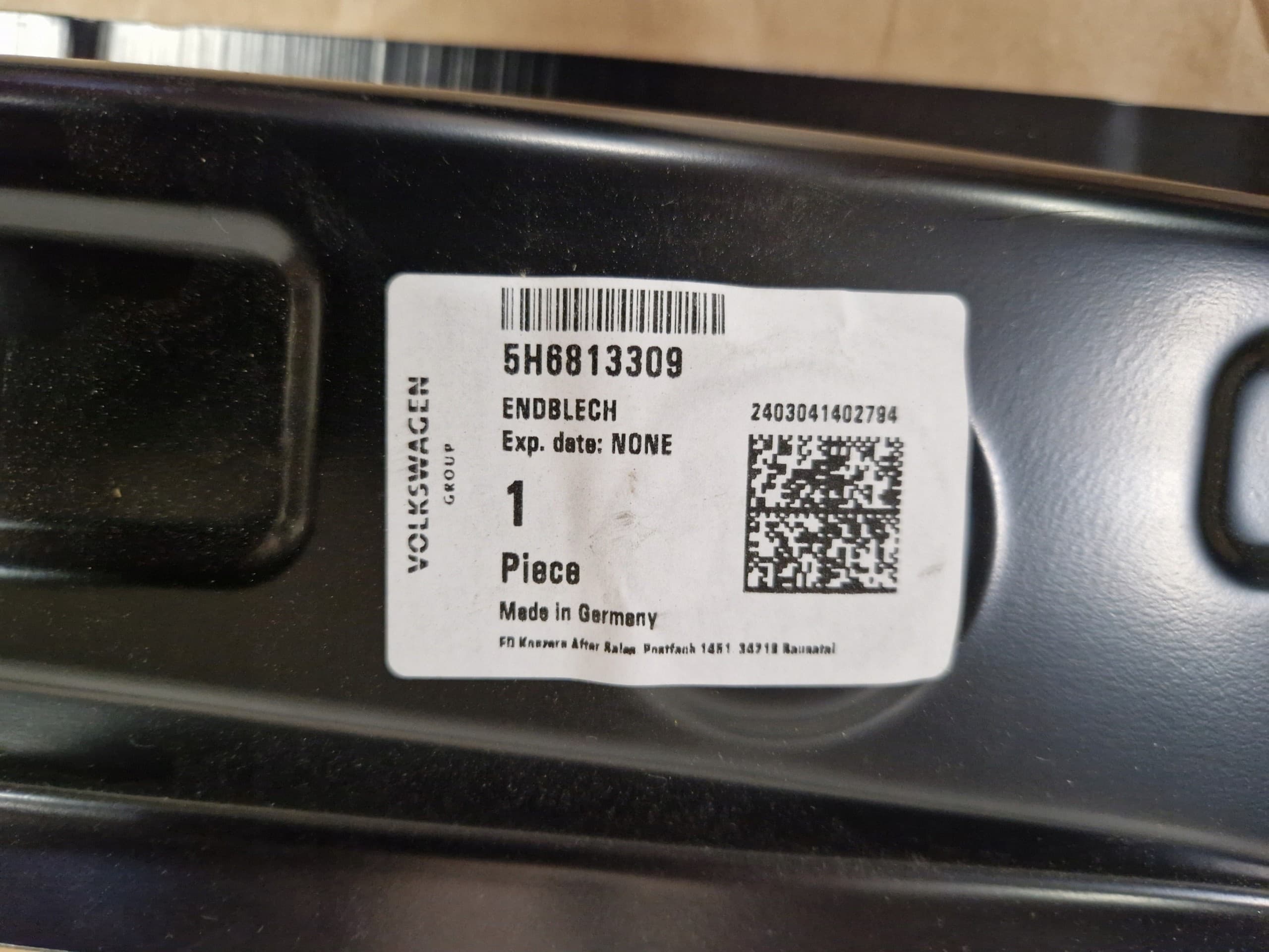 Cinturón trasero VW Golf Viii 5H6813309 5H6813301D nuevo 4